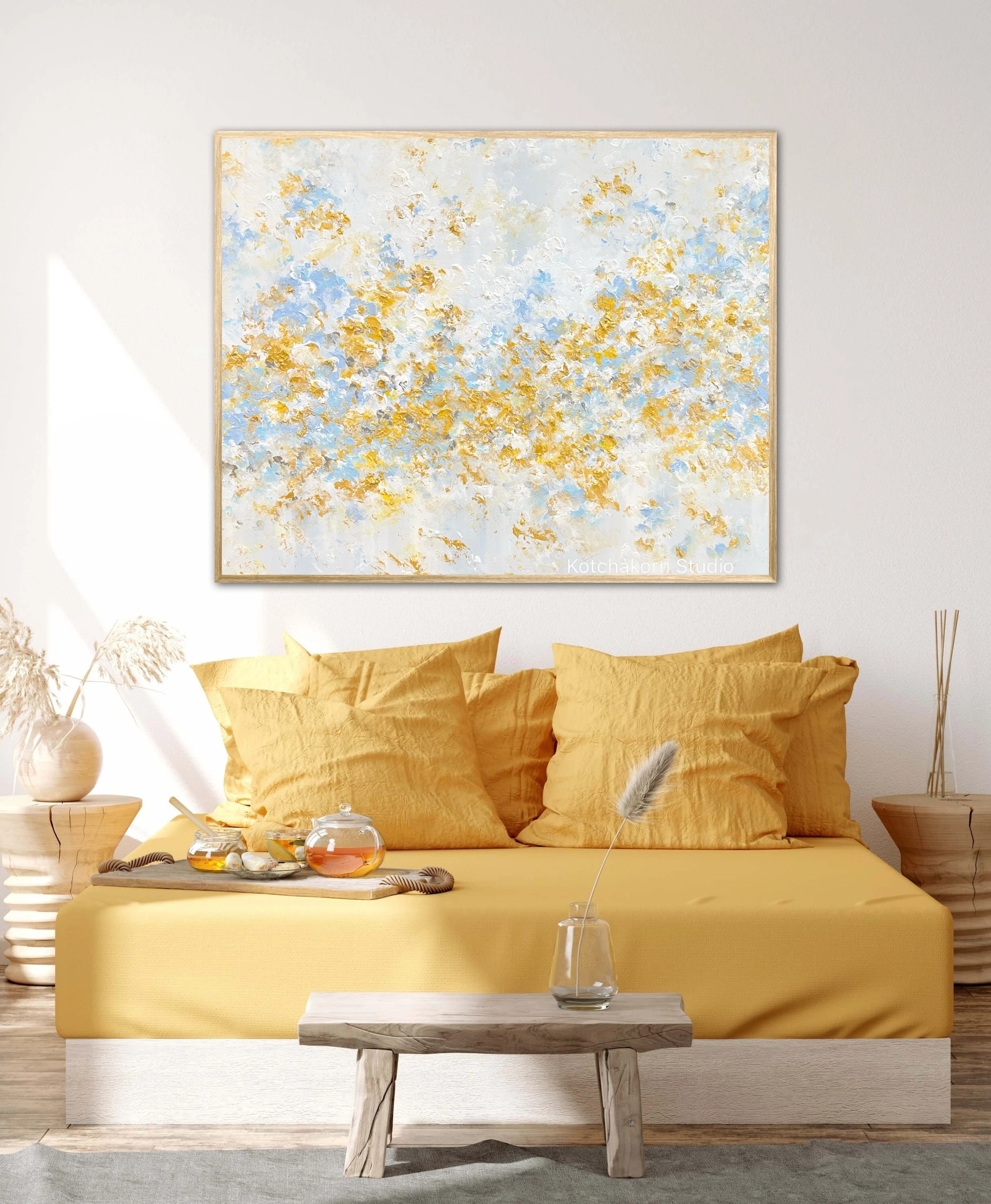 Happiness in Gold (120x100cm)