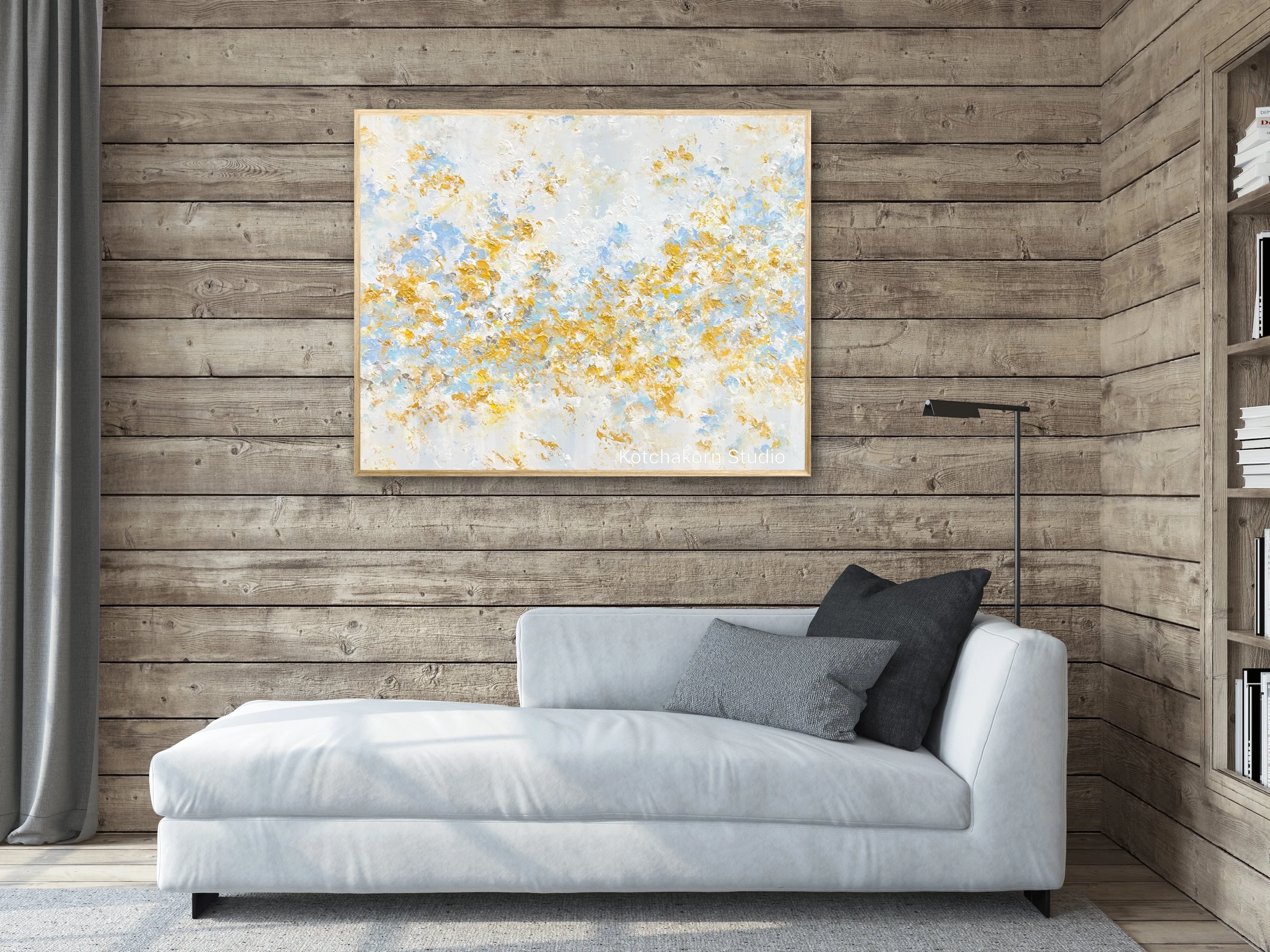 Happiness in Gold (120x100cm)