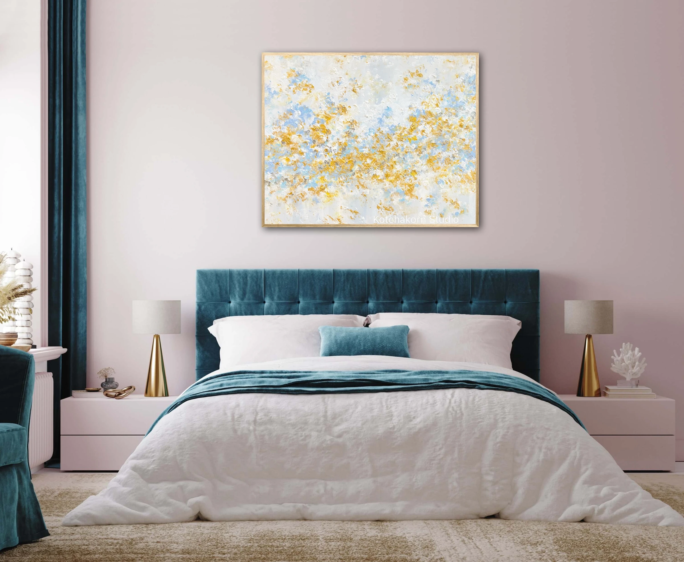 Happiness in Gold (120x100cm)