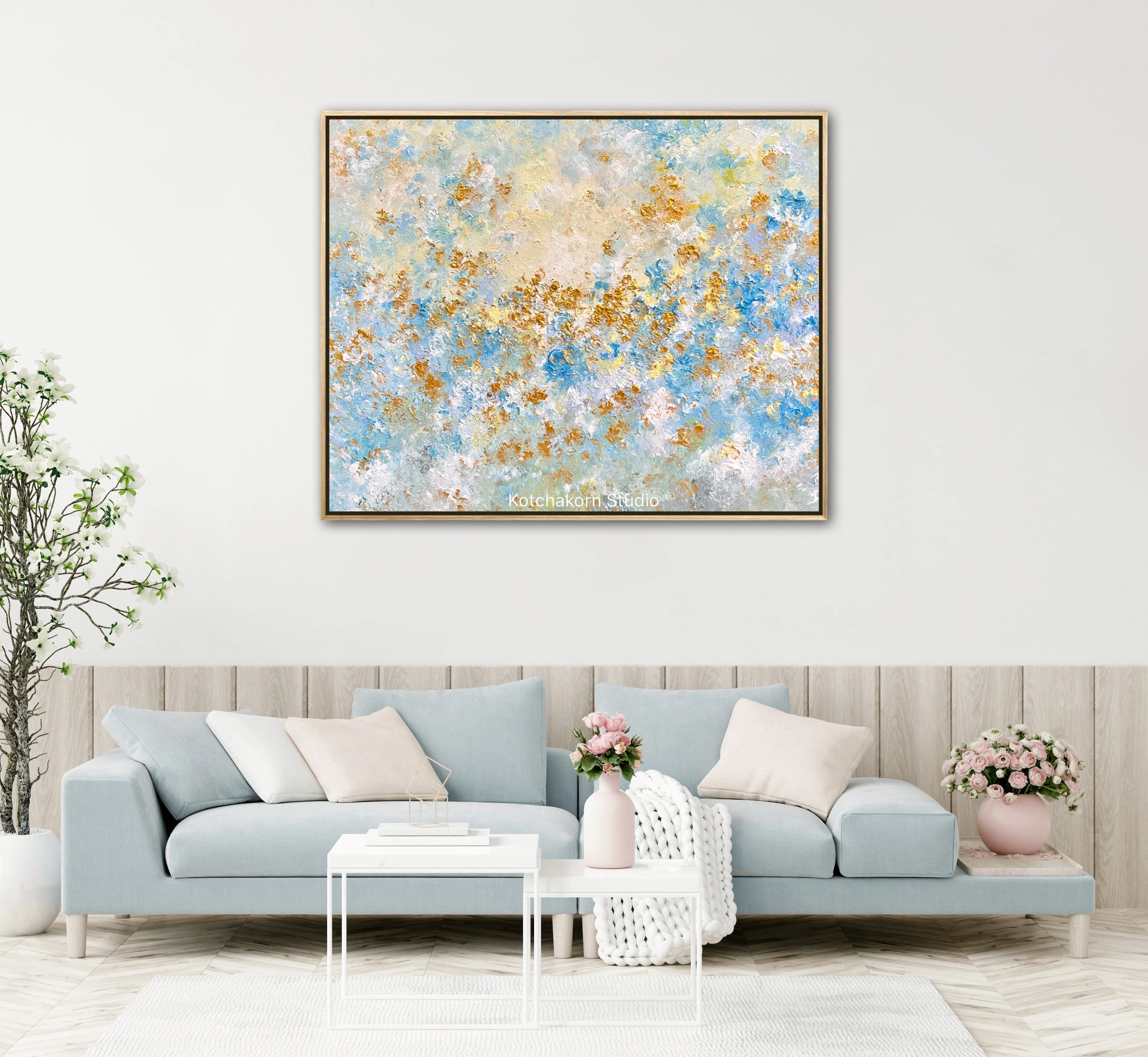 The Flow of Happiness (100x80cm)