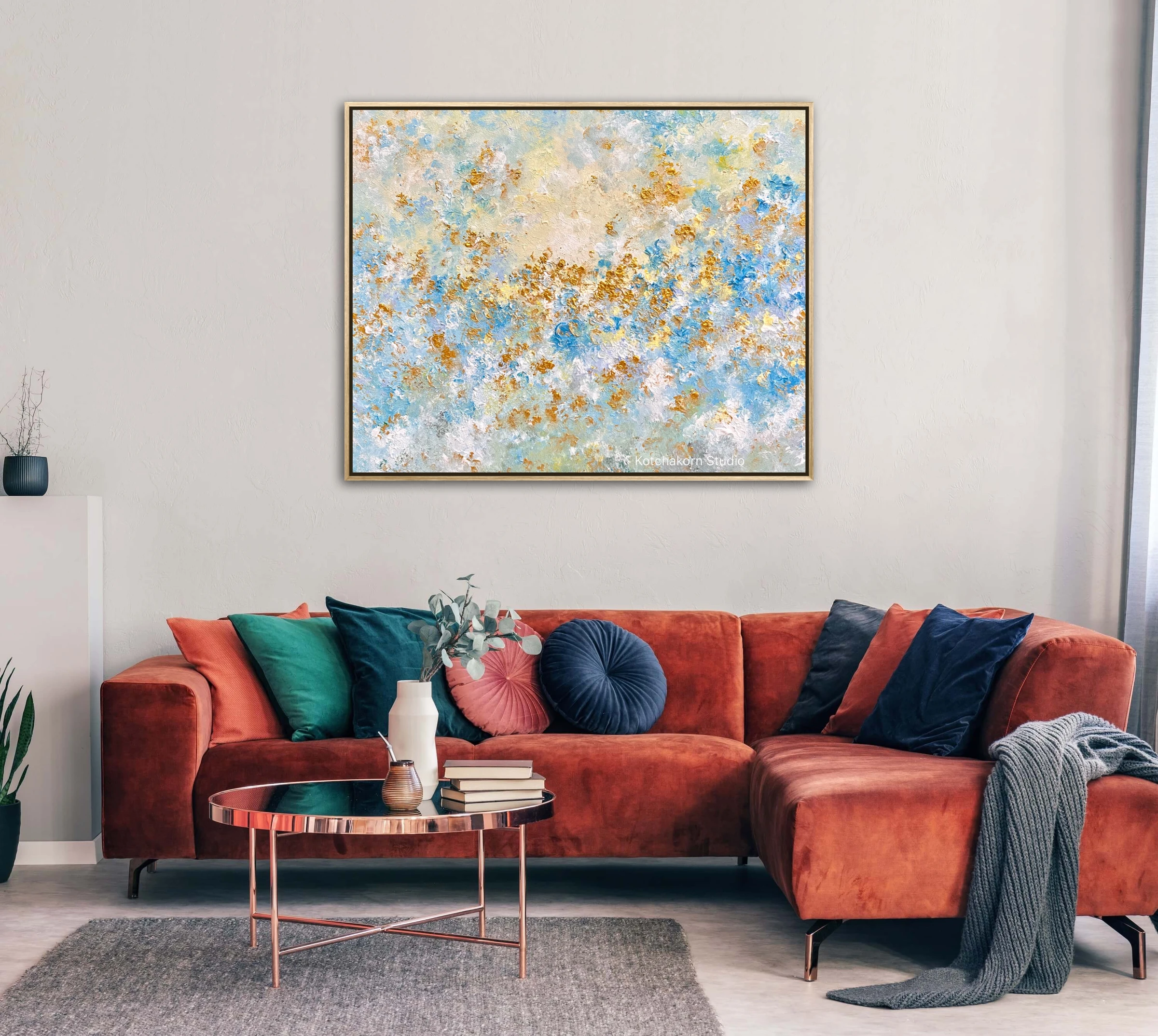 The Flow of Happiness (100x80cm)