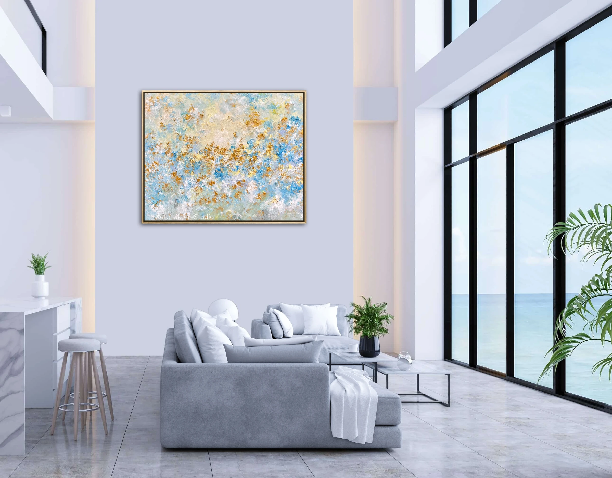 The Flow of Happiness (100x80cm)