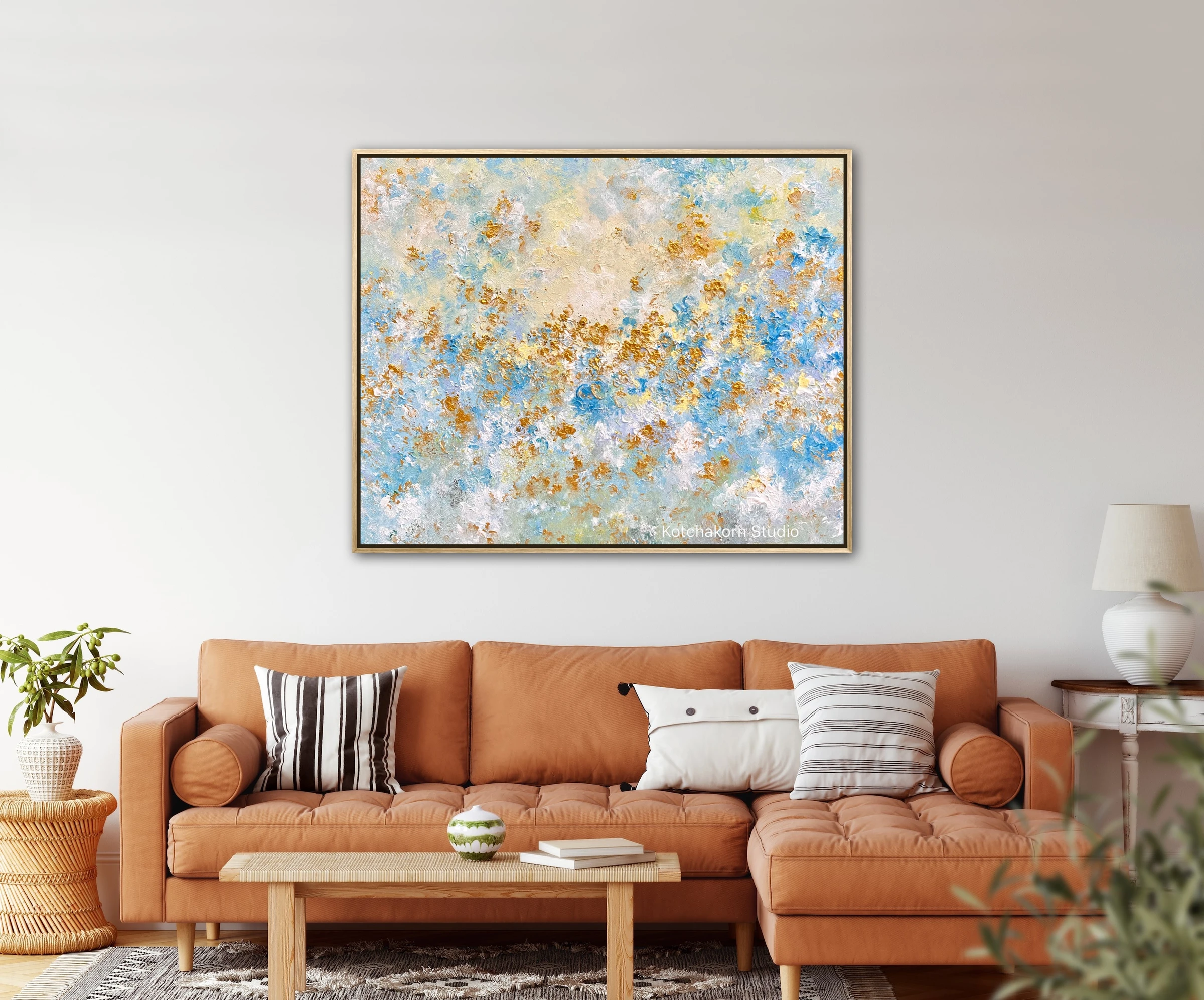 The Flow of Happiness (100x80cm)
