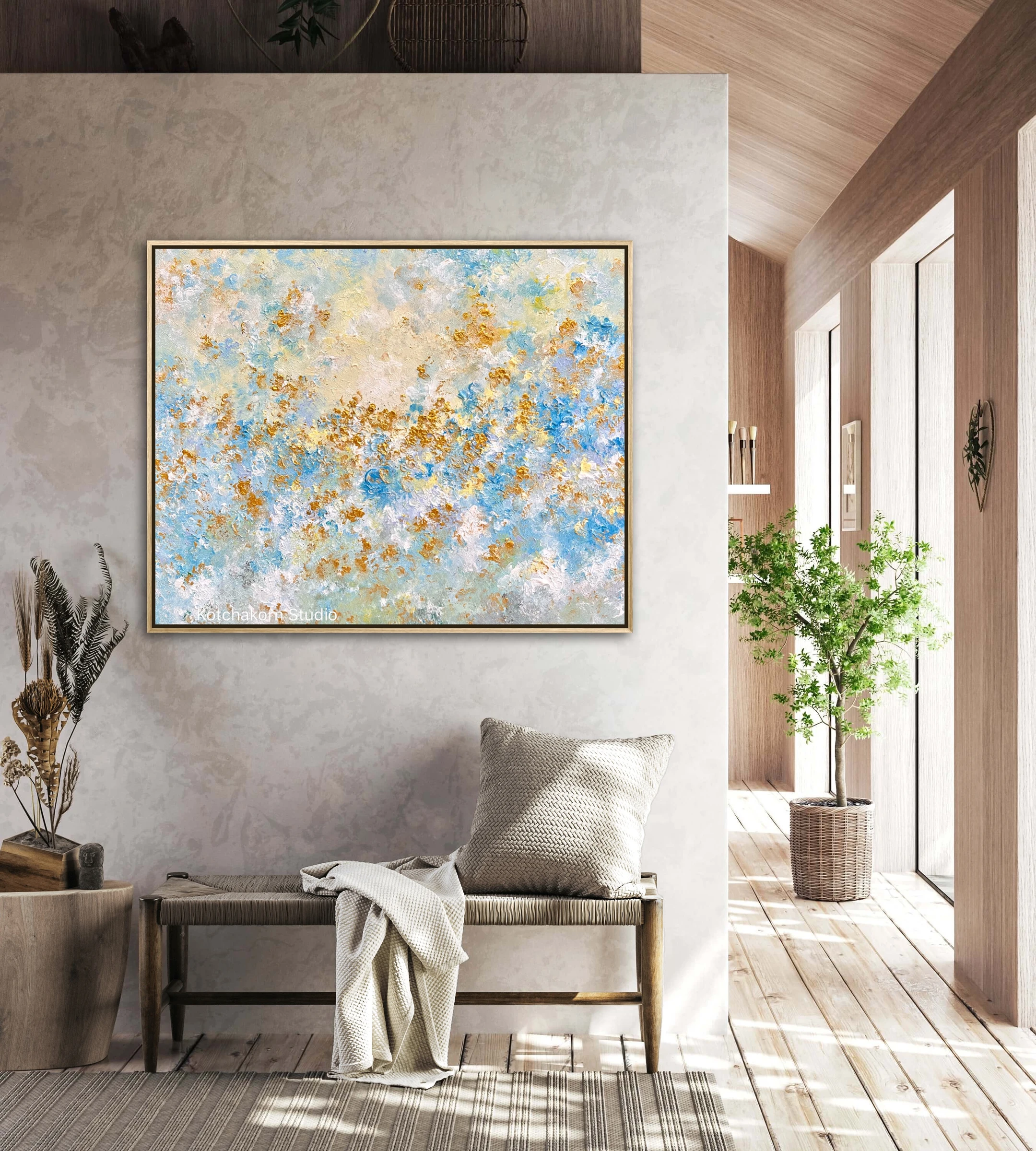 The Flow of Happiness (100x80cm)
