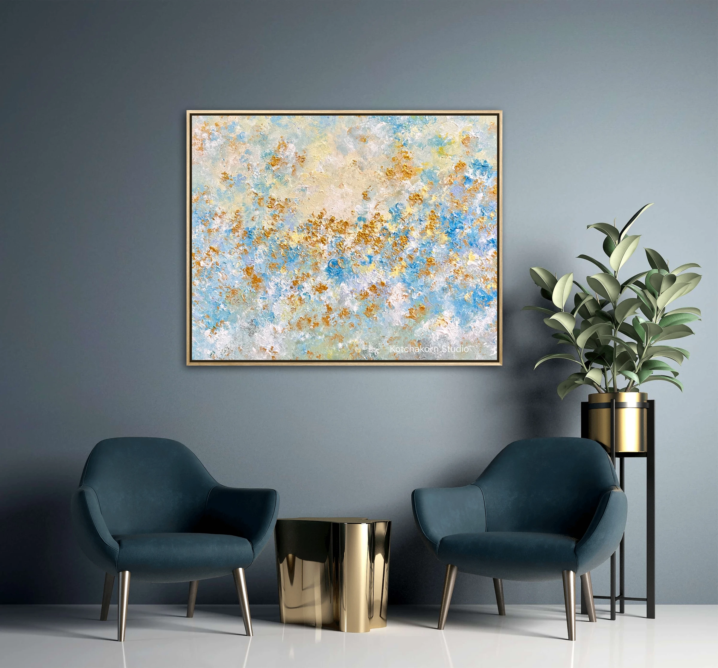The Flow of Happiness (100x80cm)