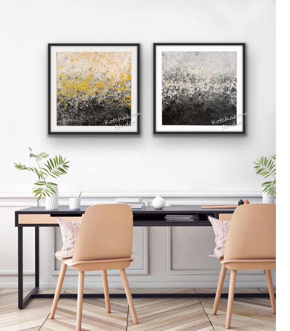 The Sun & The Moon (60x60cm ea.)