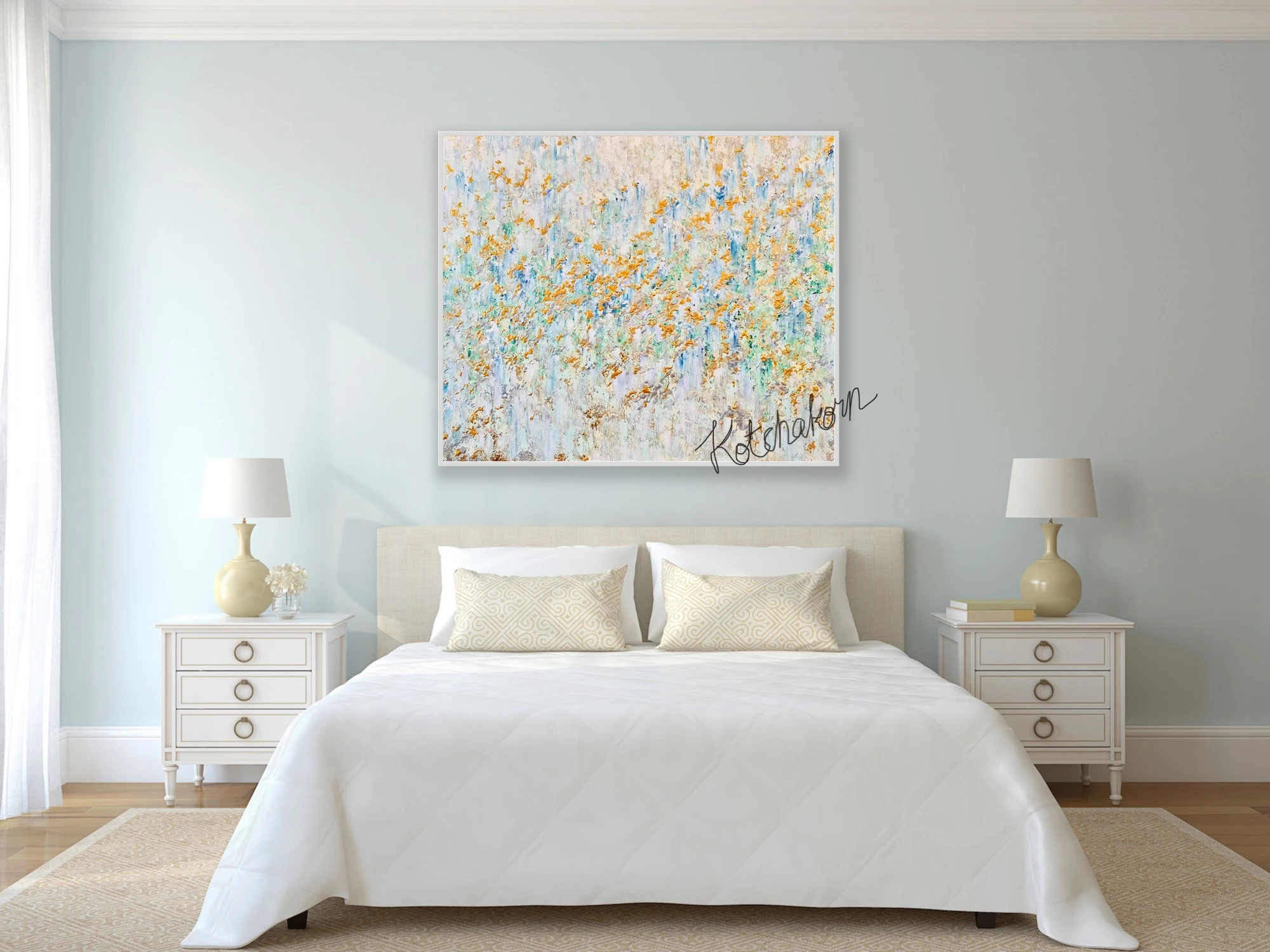 Golden Horses (120x100cm)