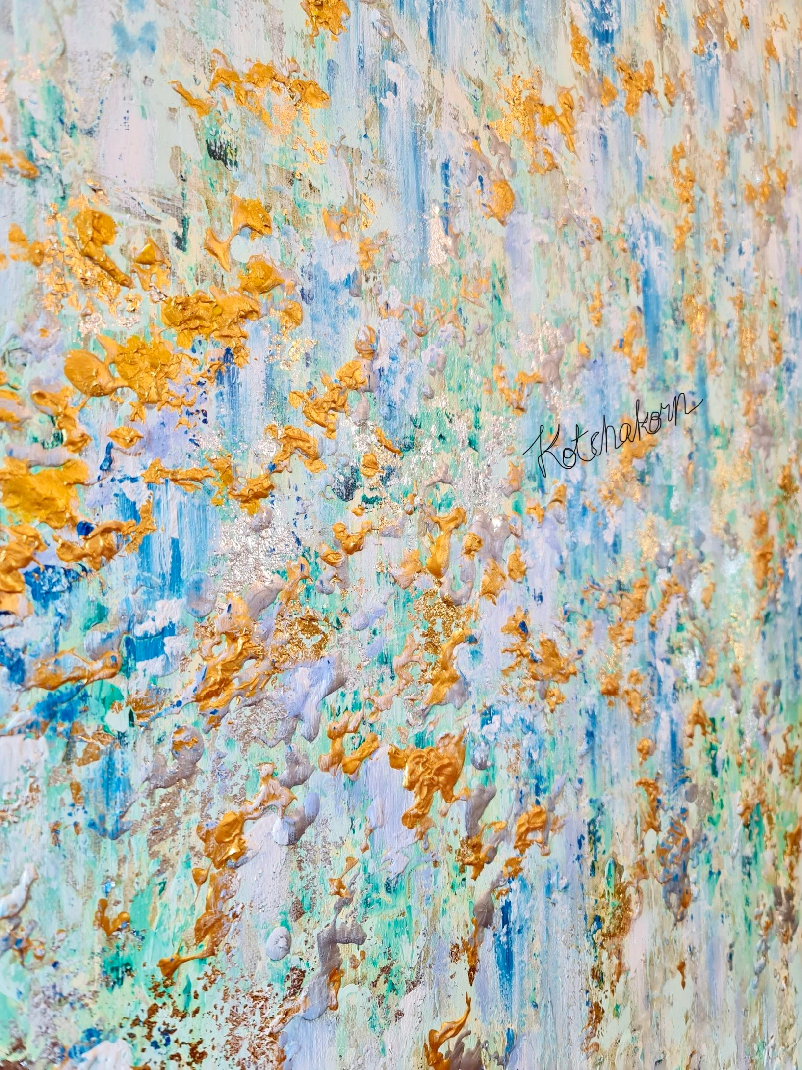 Golden Horses (120x100cm)