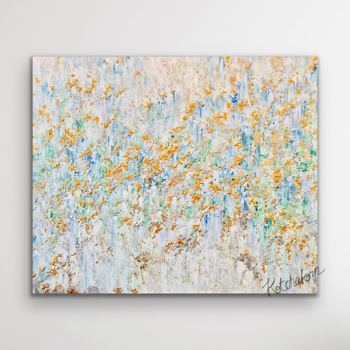 Golden Horses (120x100cm)