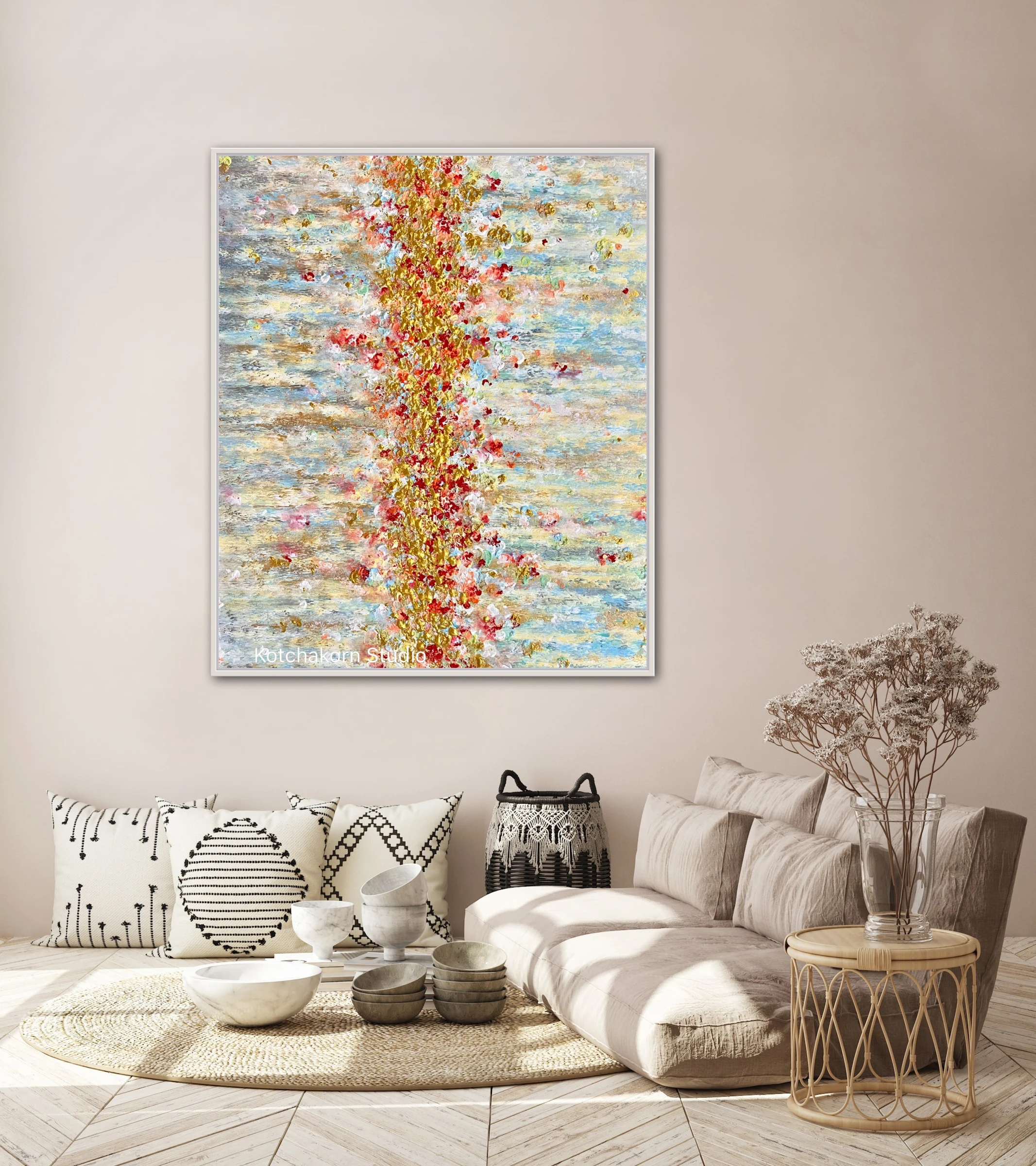 Fire and Ice (120x100cm)