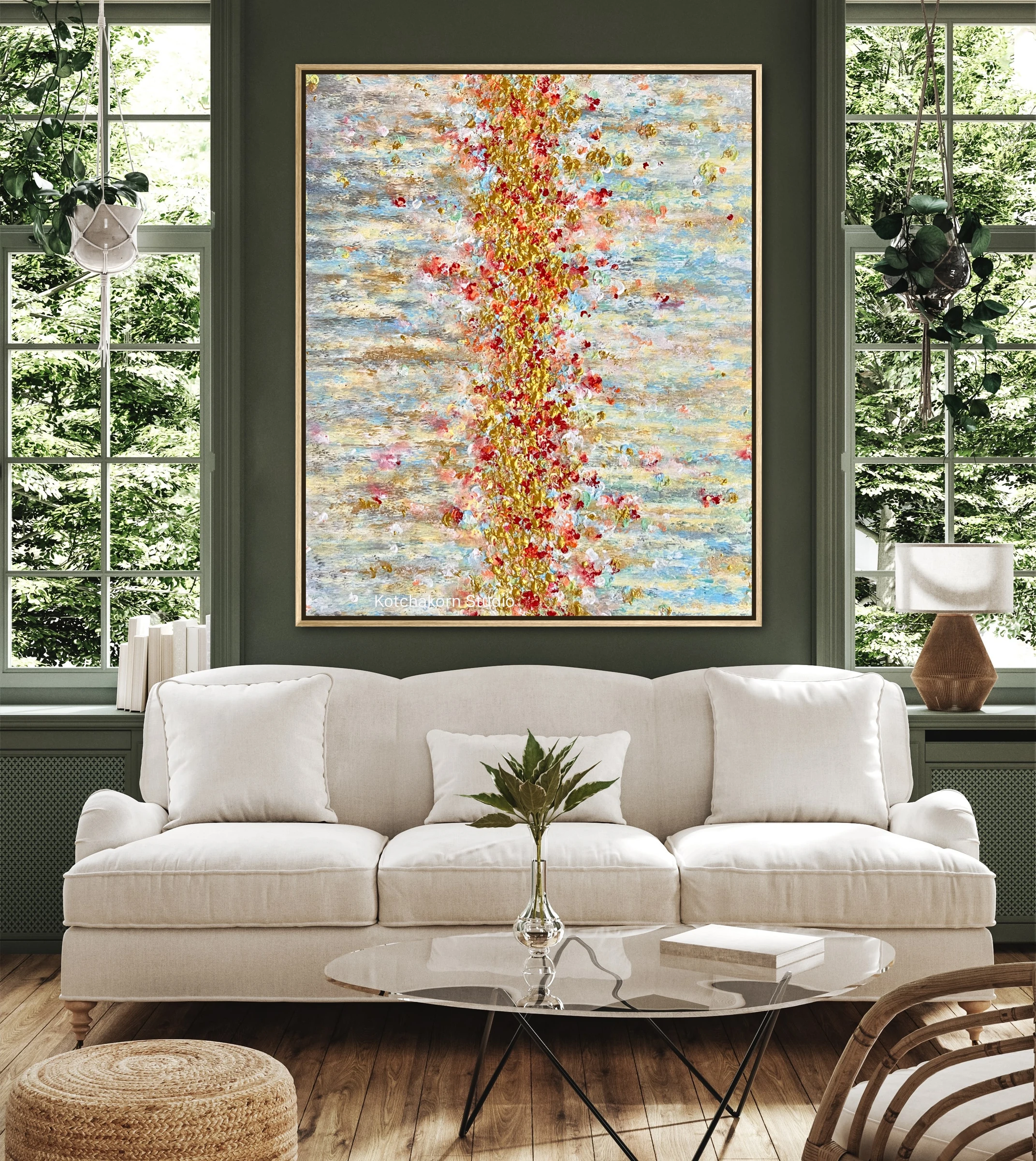 Fire and Ice (120x100cm)