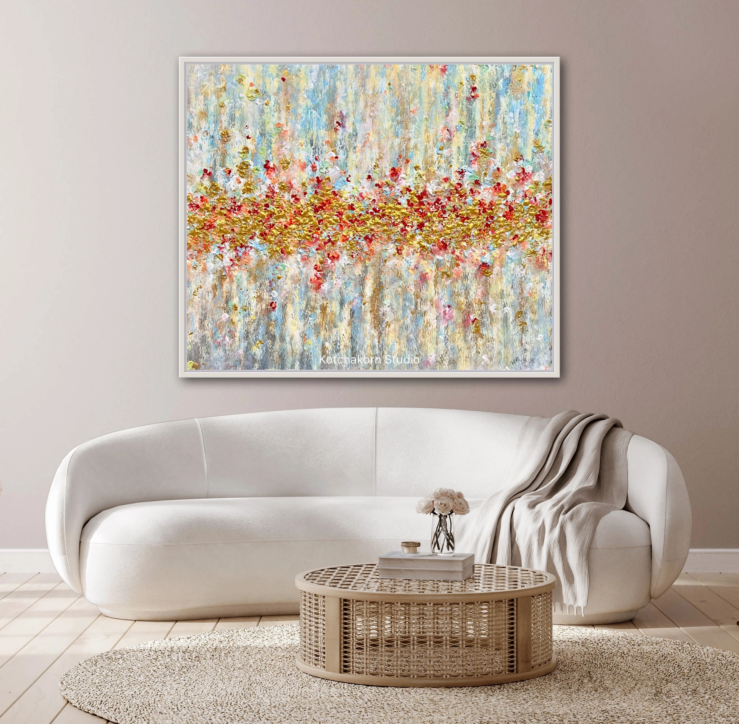 Fire and Ice (120x100cm)