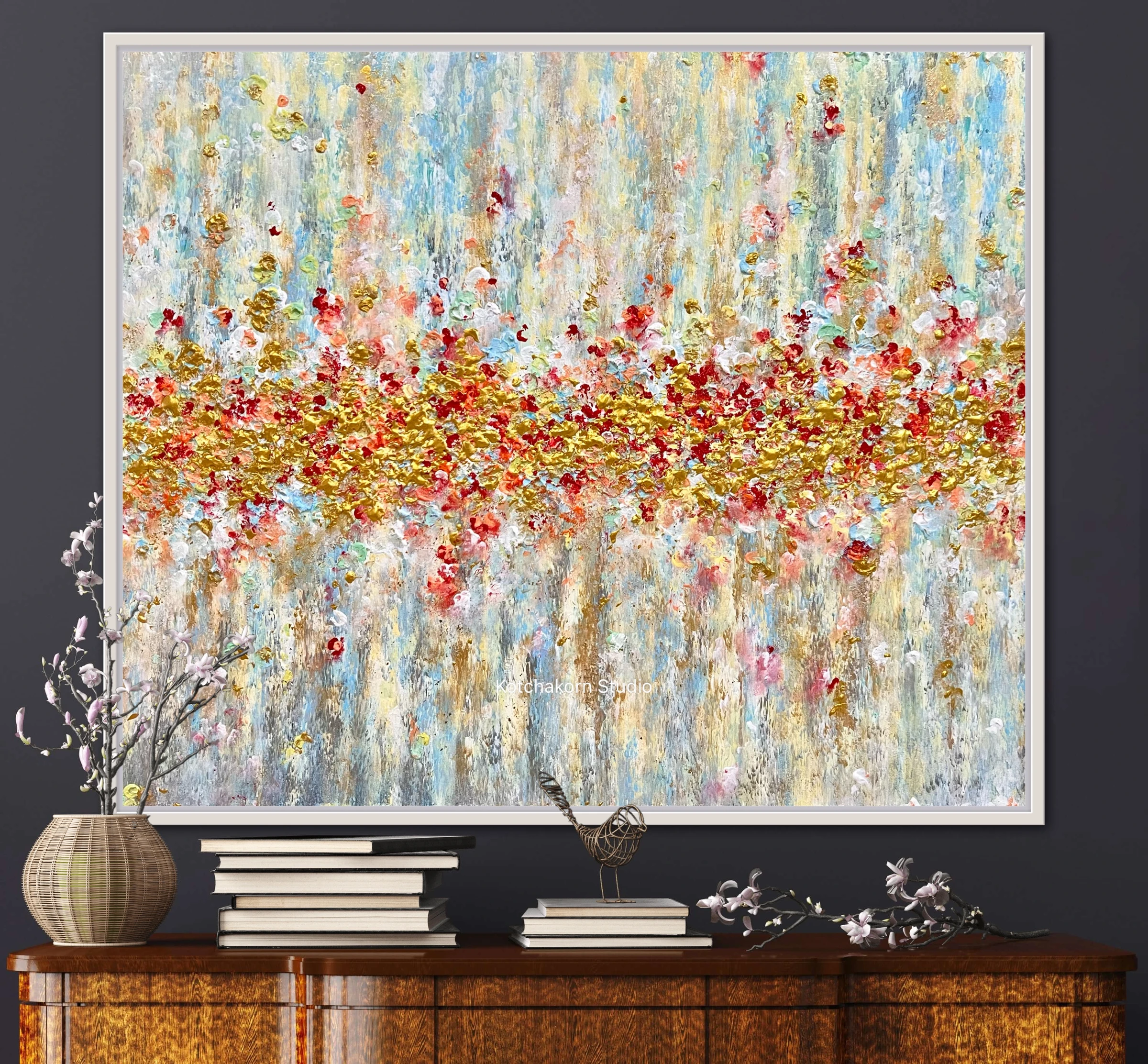 Fire and Ice (120x100cm)