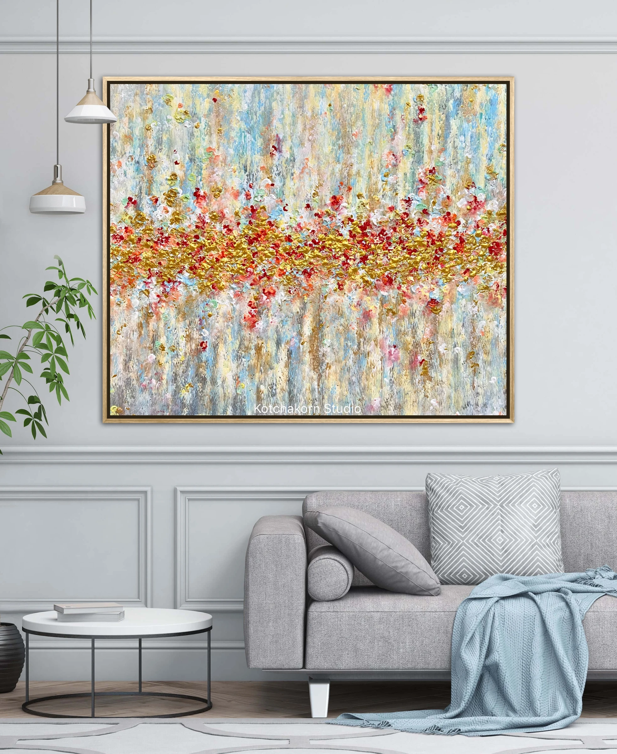 Fire and Ice (120x100cm)