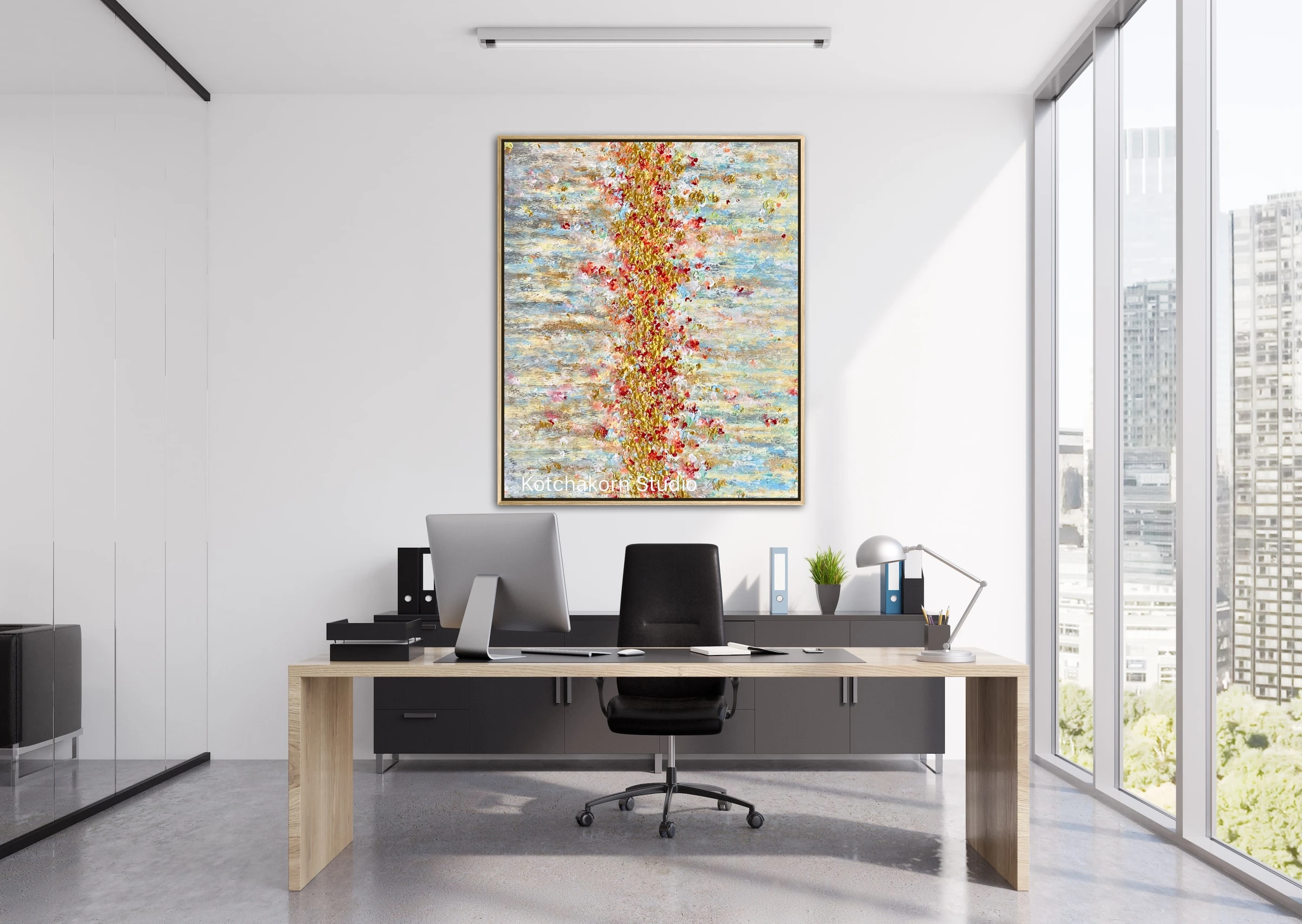 Fire and Ice (120x100cm)