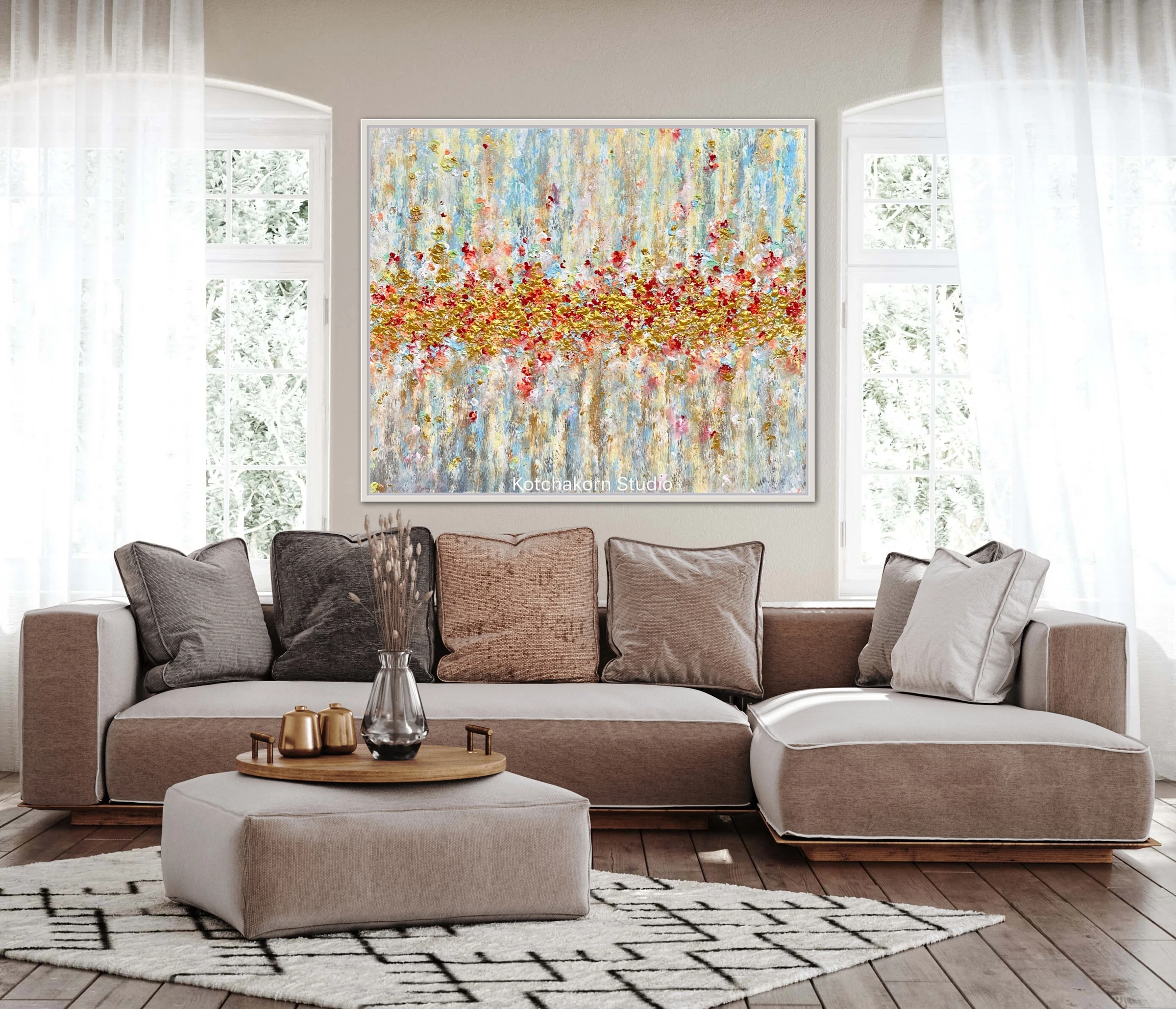Fire and Ice (120x100cm)