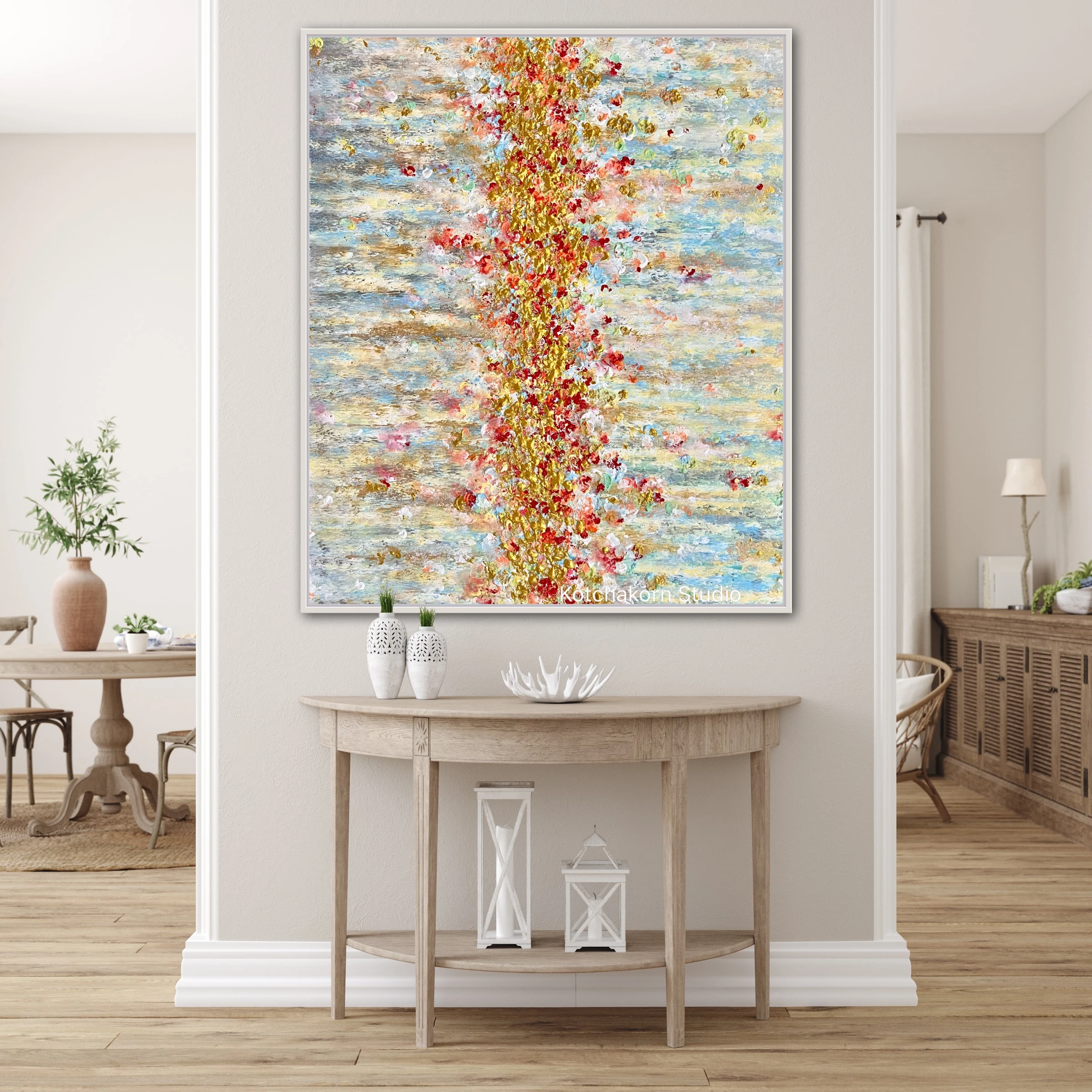 Fire and Ice (120x100cm)