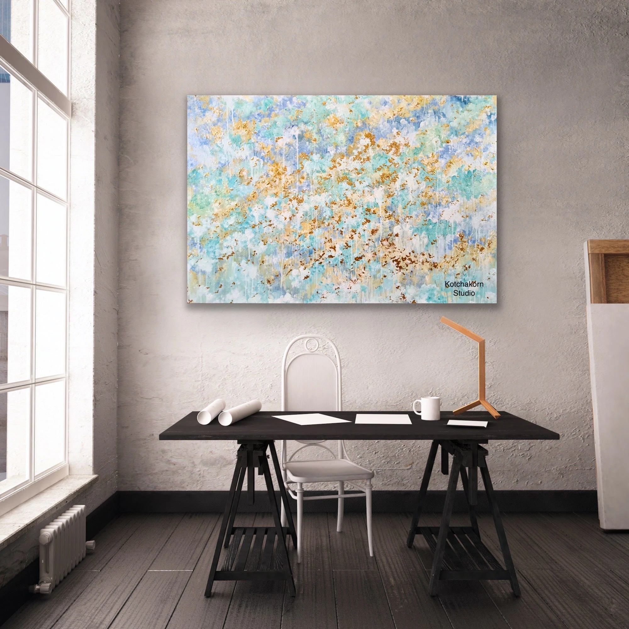 Palace of Aether: The Light & Sky (150x100cm)