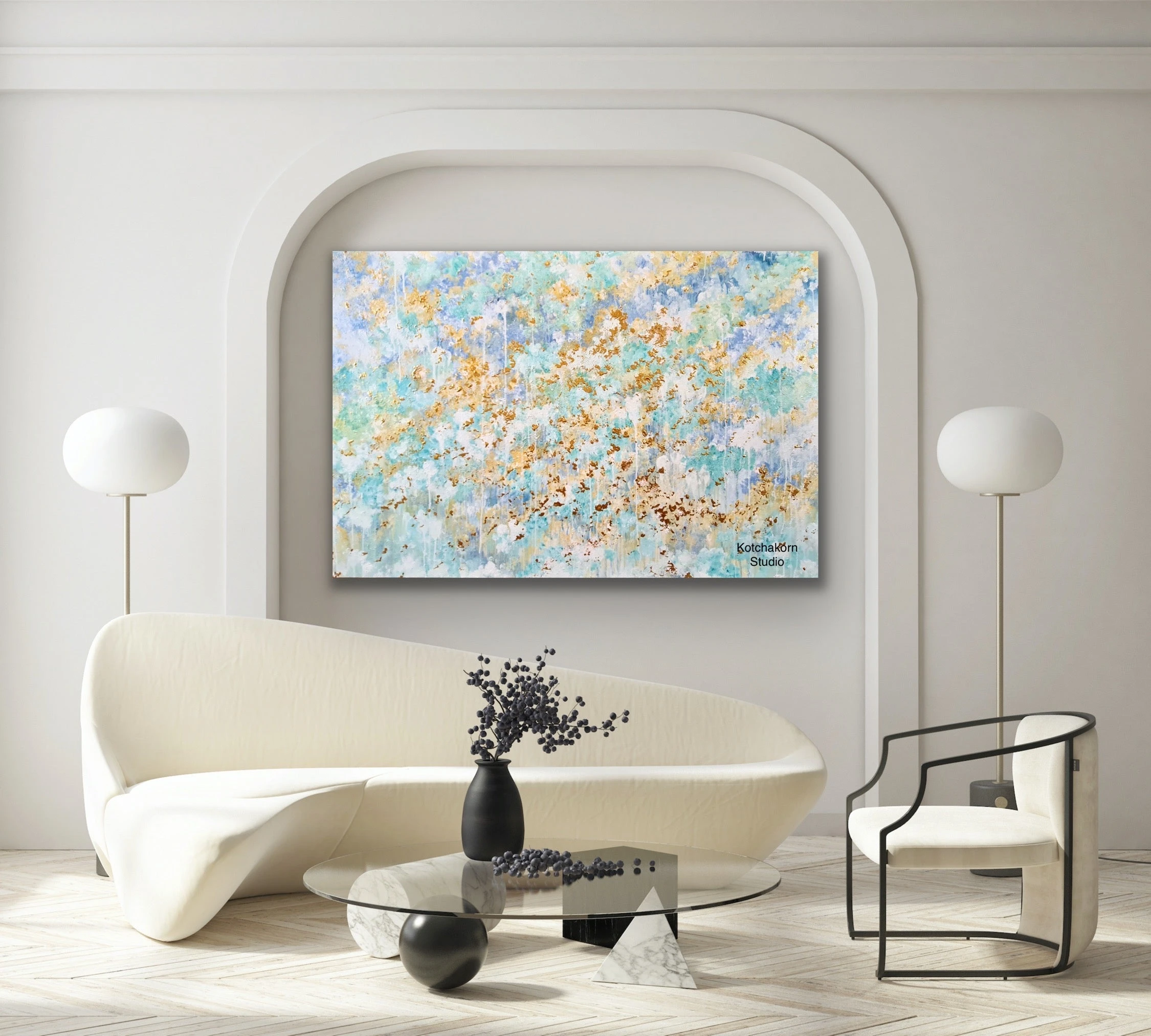 Palace of Aether: The Light & Sky (150x100cm)