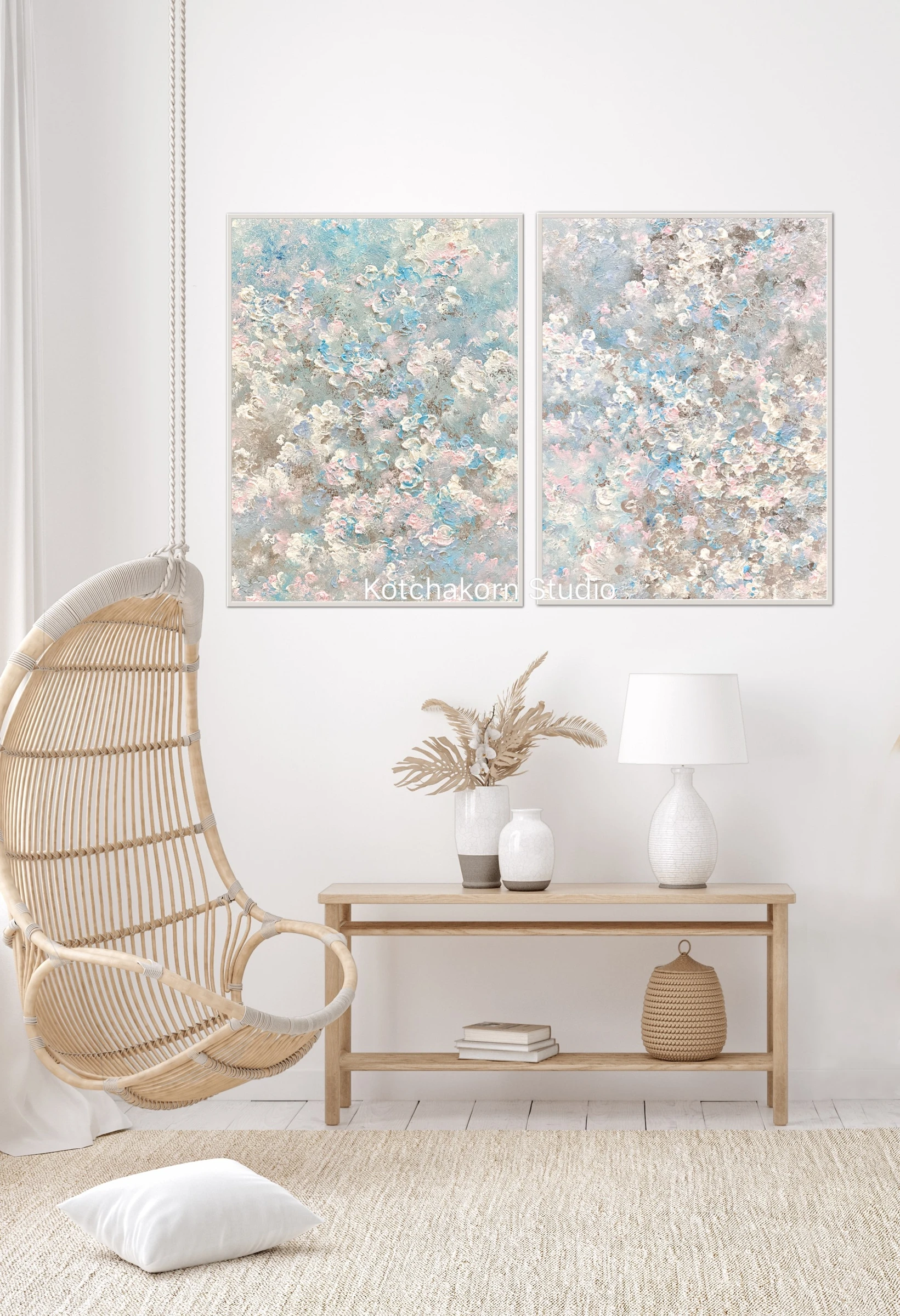Winter’s Sakura (80x120cm)