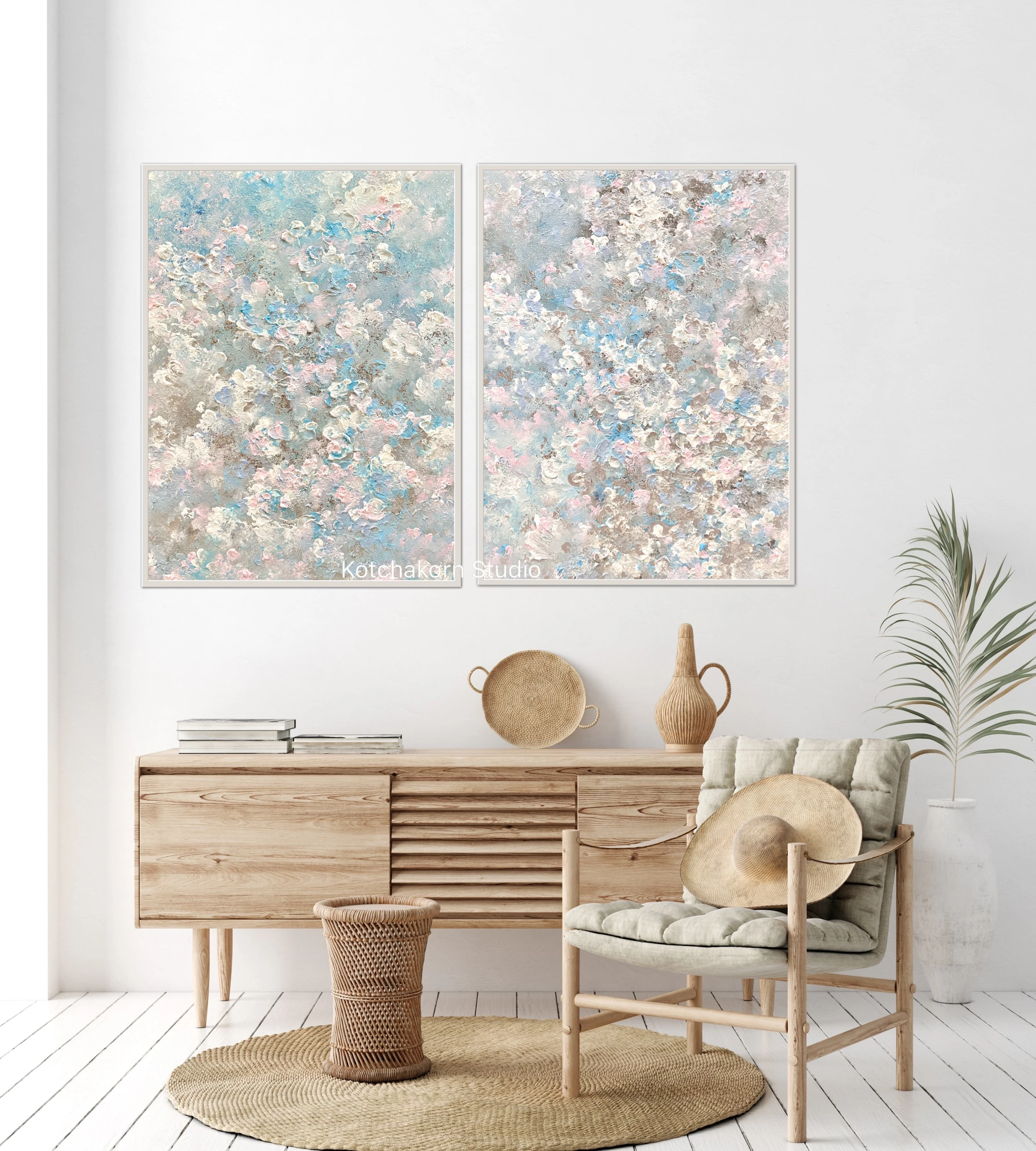 Winter’s Sakura (80x120cm)