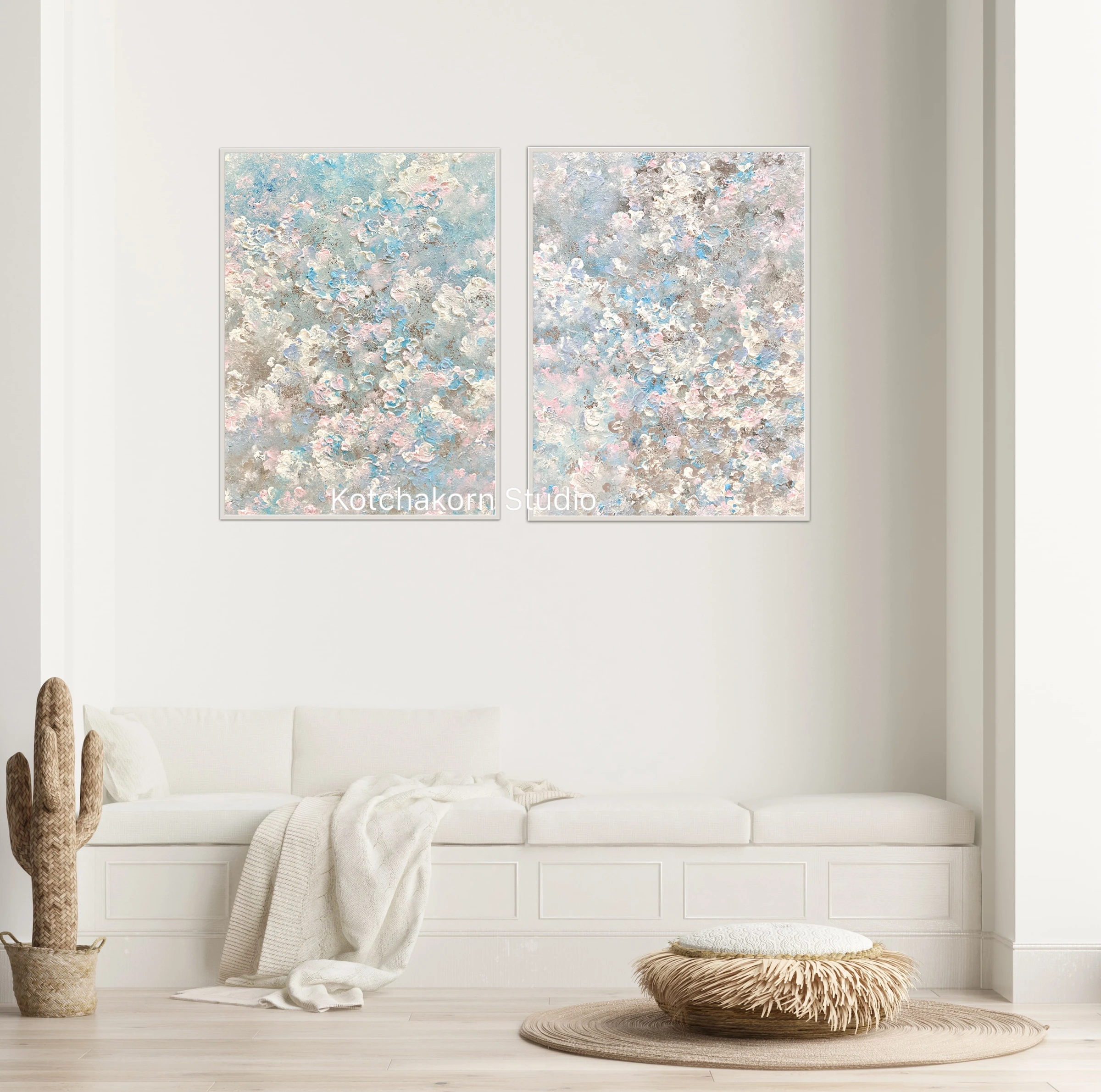 Winter’s Sakura (80x120cm)