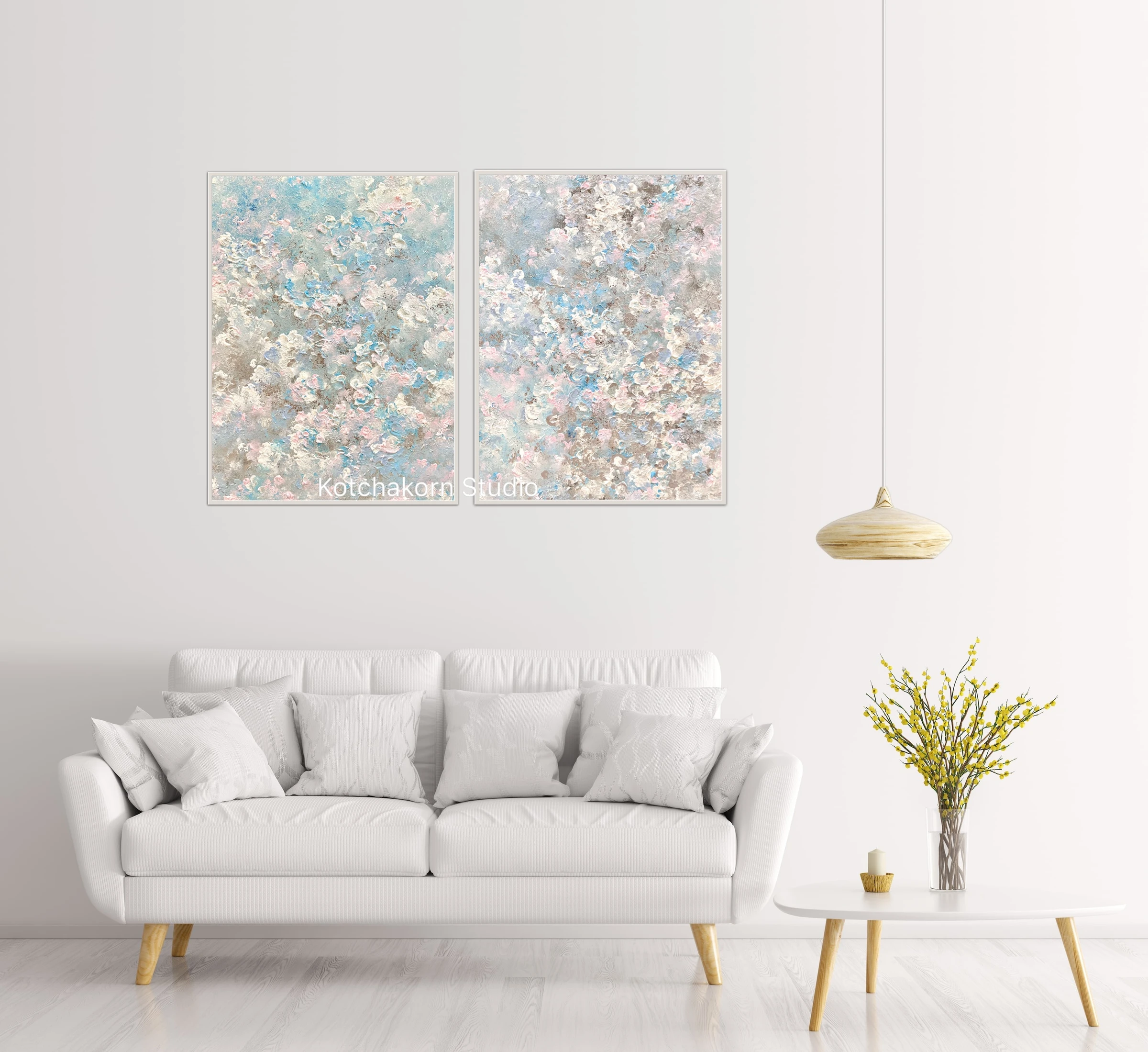 Winter’s Sakura (80x120cm)