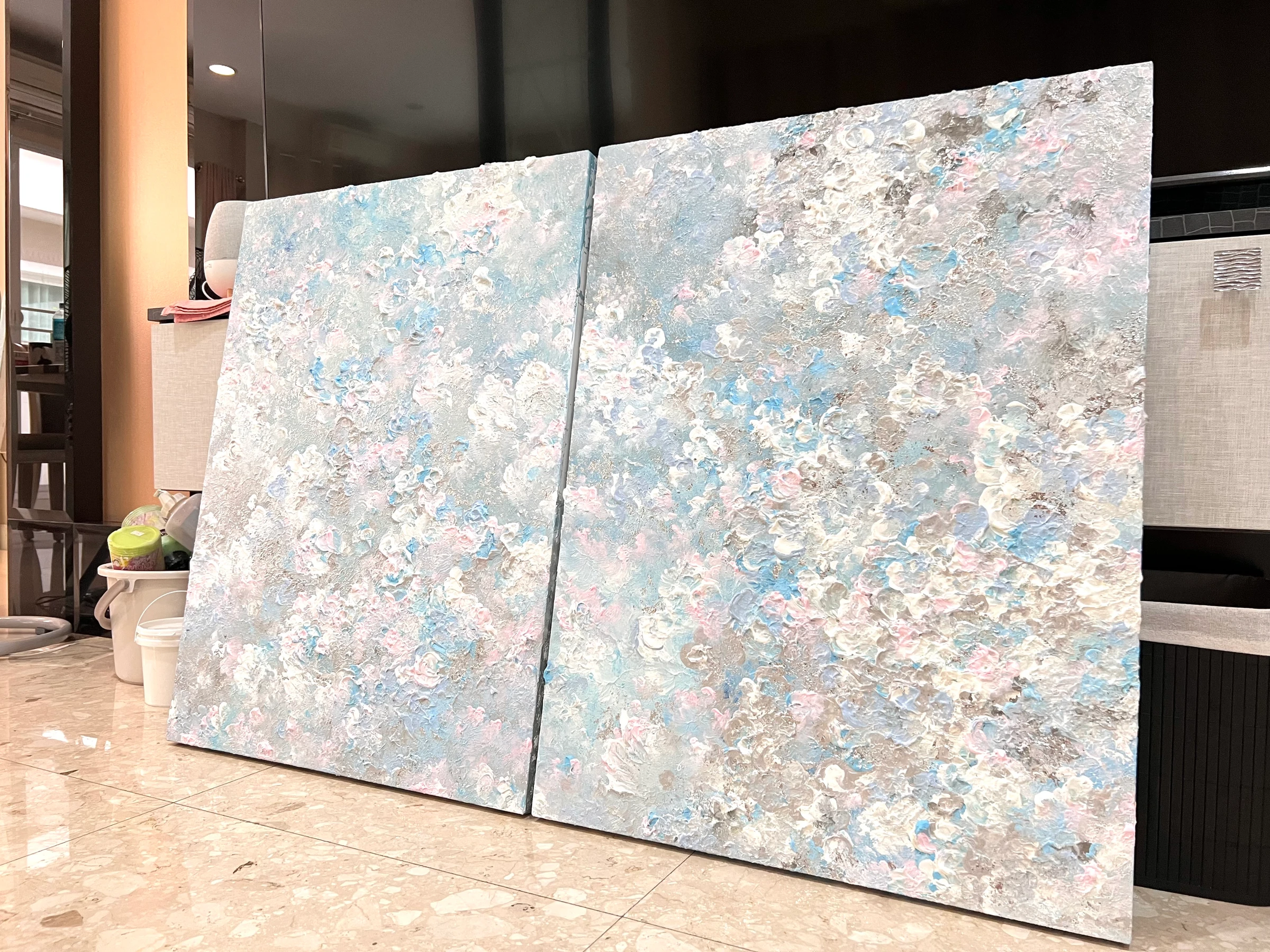 Winter’s Sakura (80x120cm)