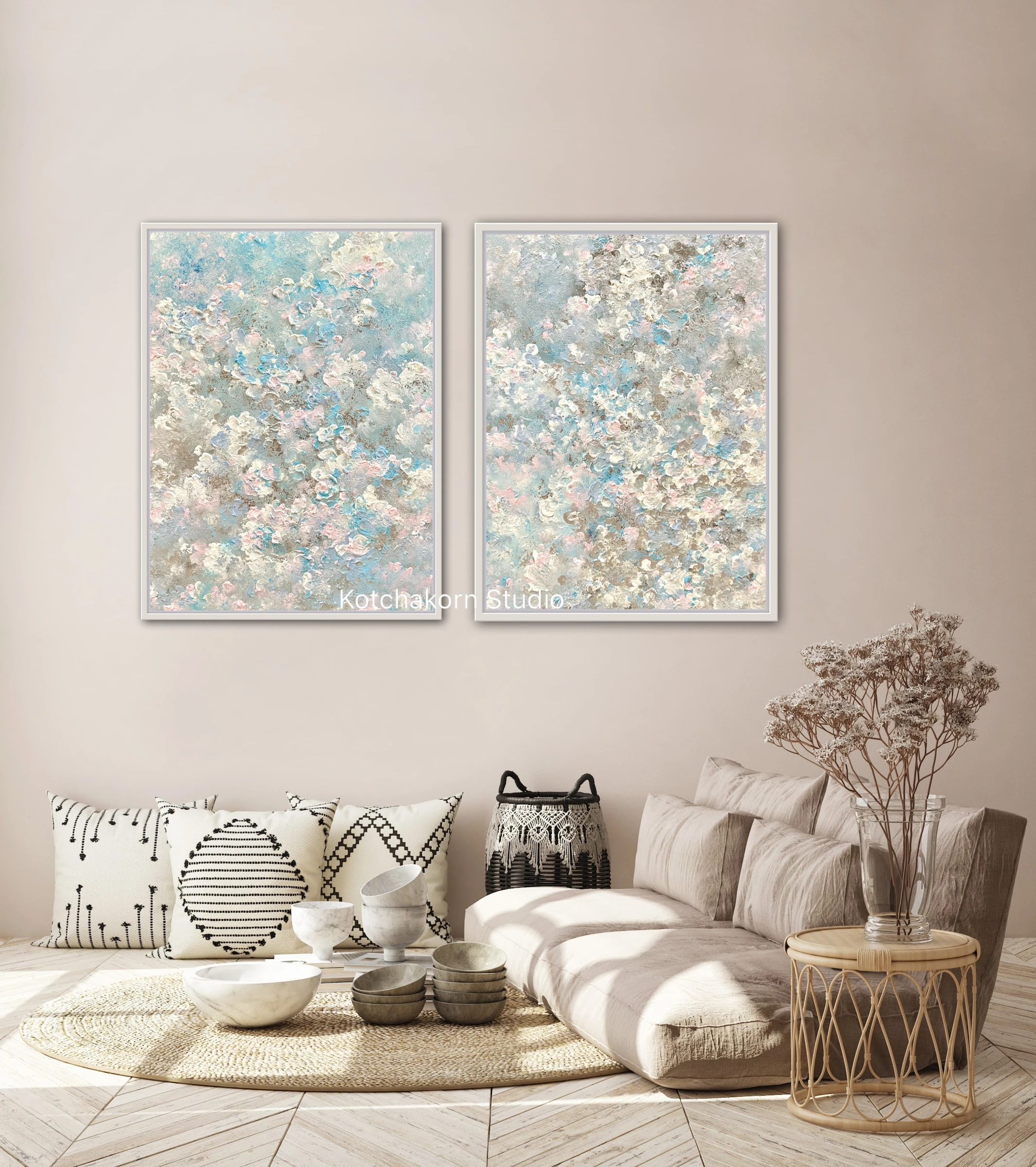 Winter’s Sakura (80x120cm)