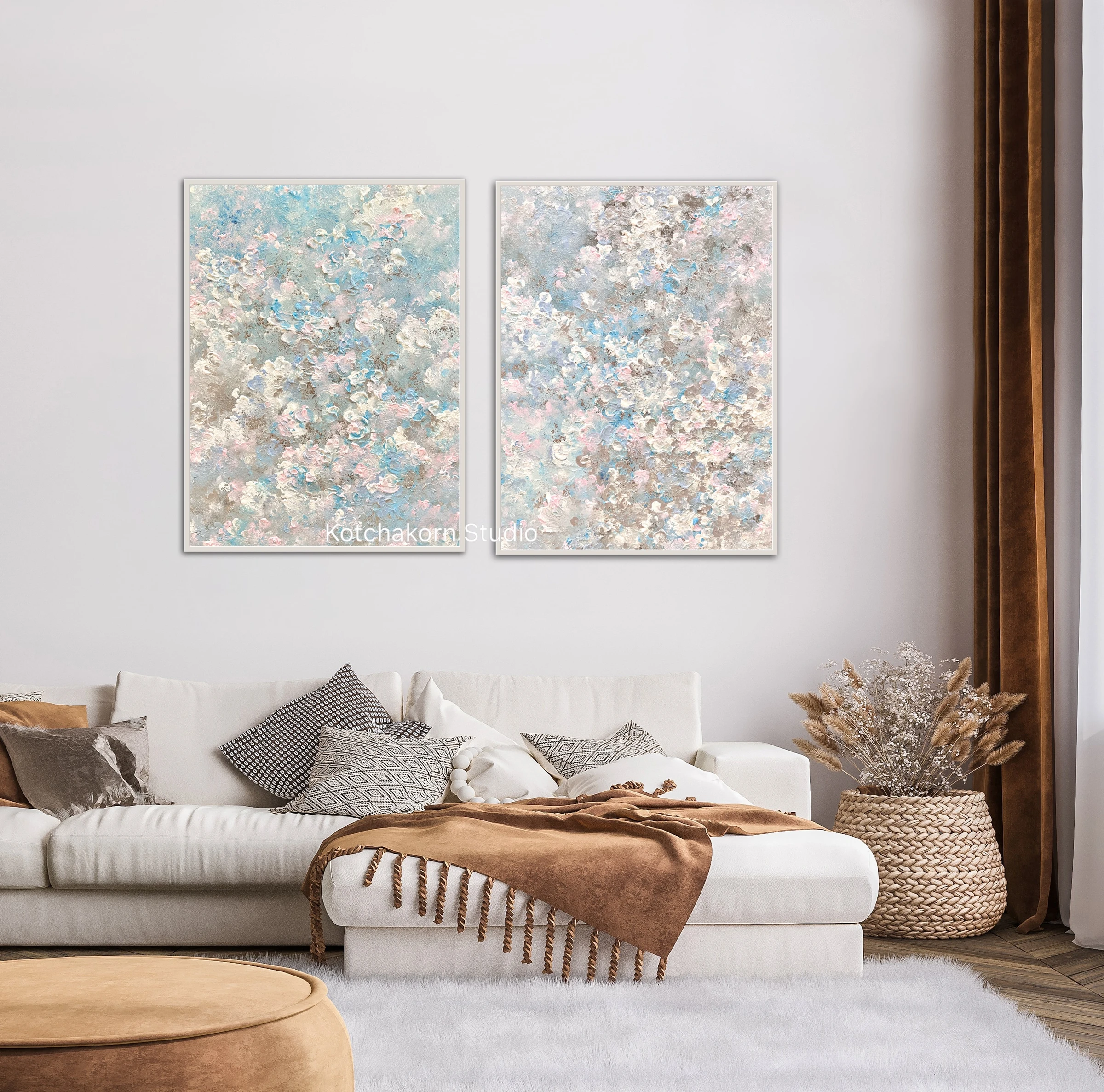 Winter’s Sakura (80x120cm)