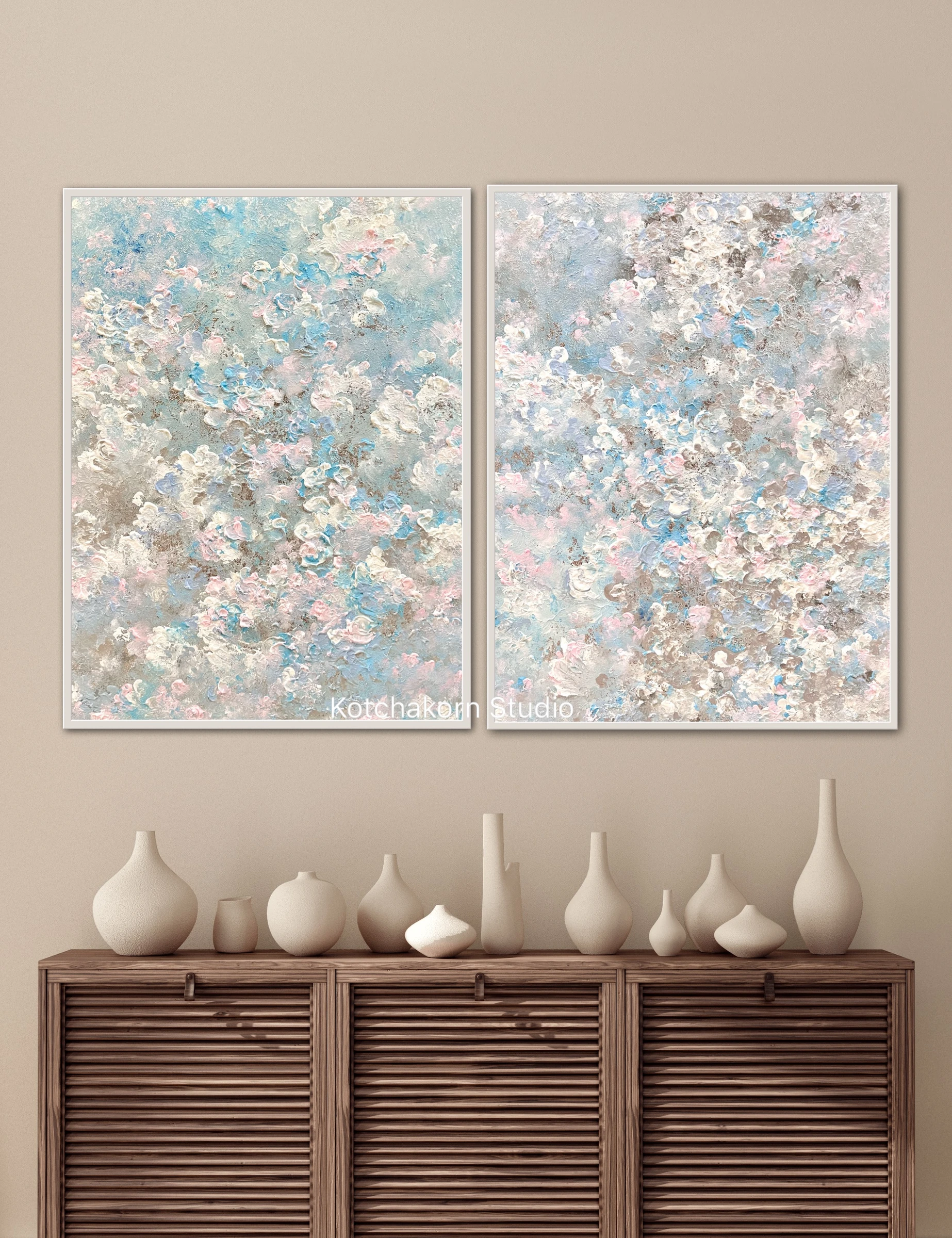 Winter’s Sakura (80x120cm)