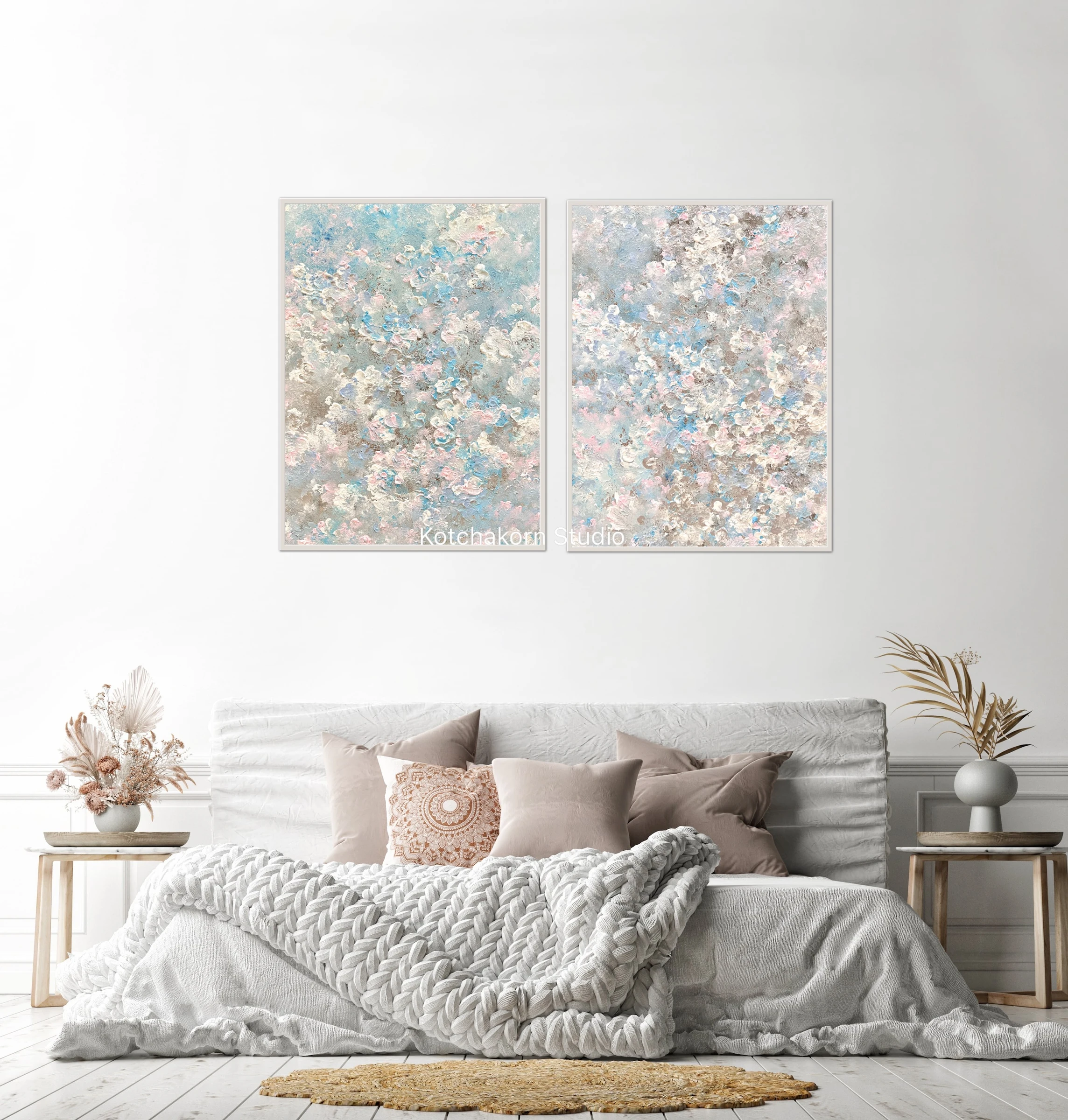 Winter’s Sakura (80x120cm)