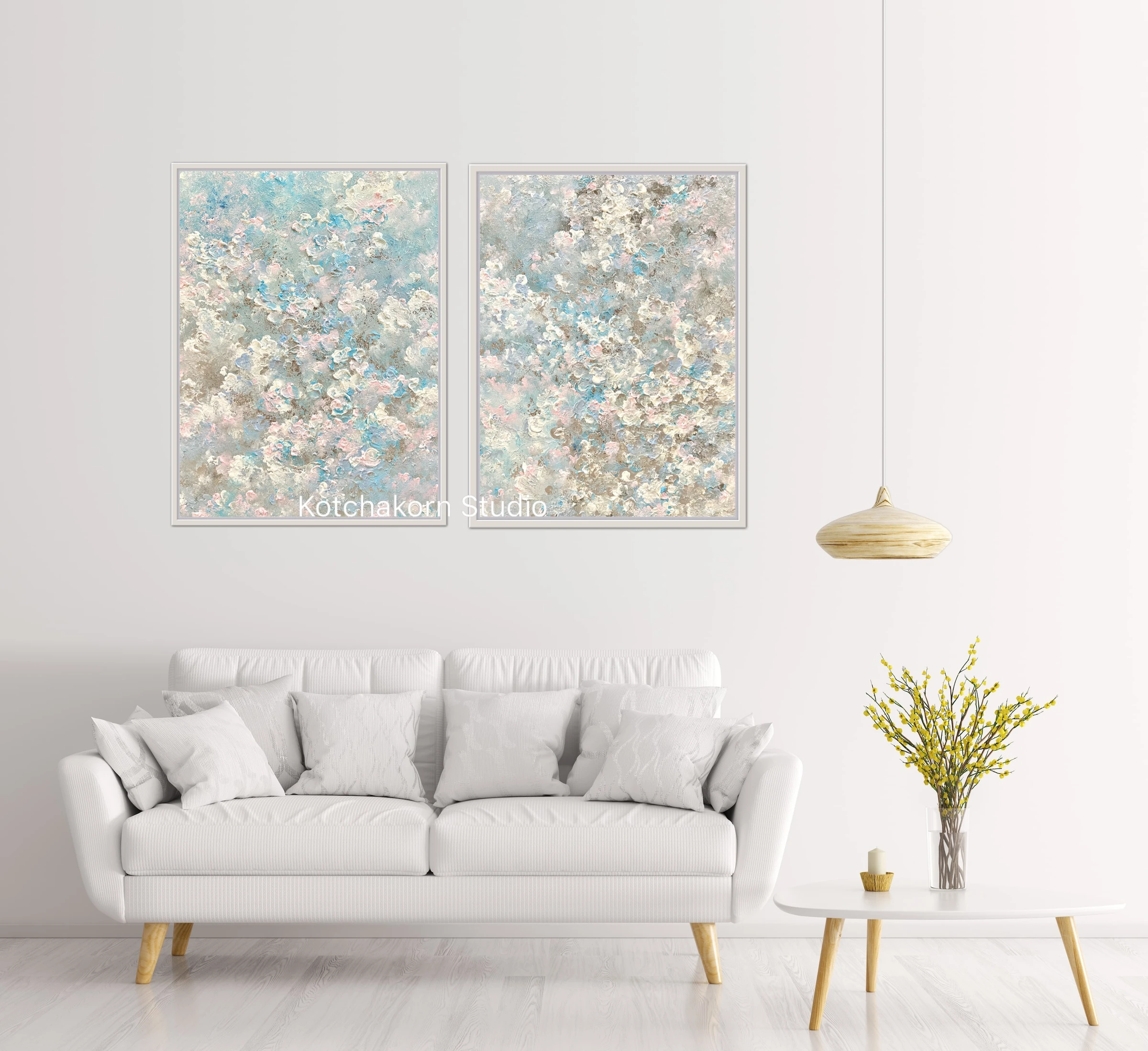 Winter’s Sakura (80x120cm)