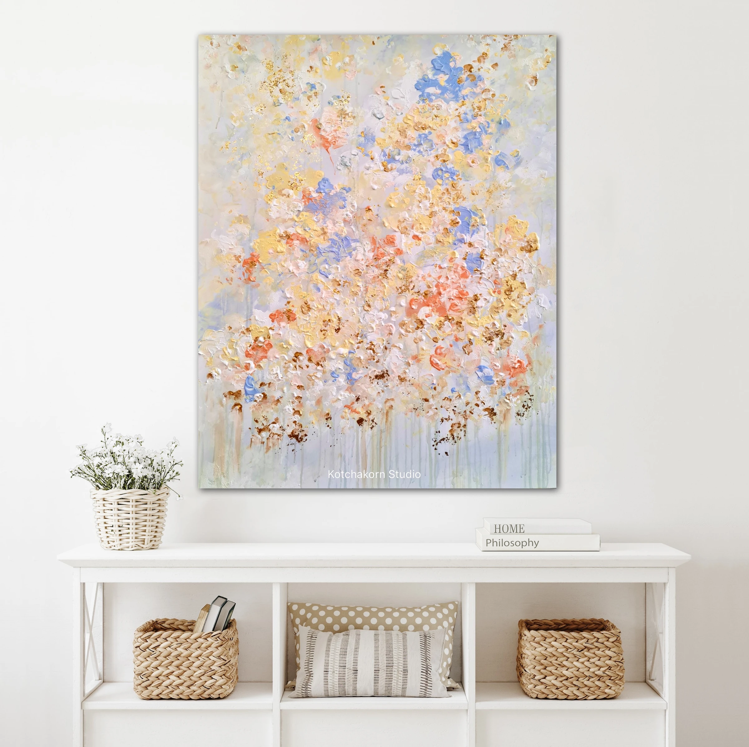 Winter Lotus (100x80cm)