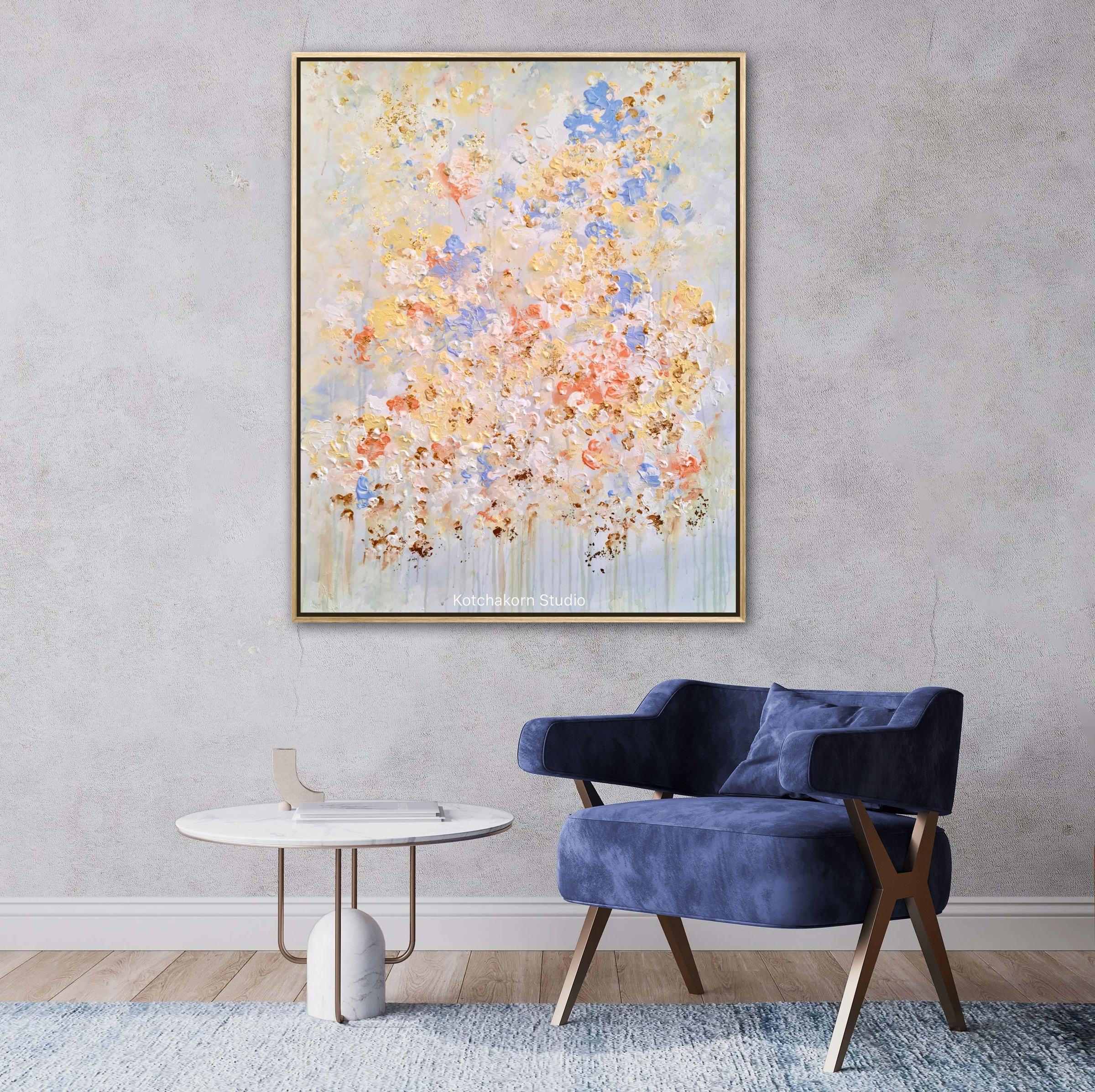 Winter Lotus (100x80cm)