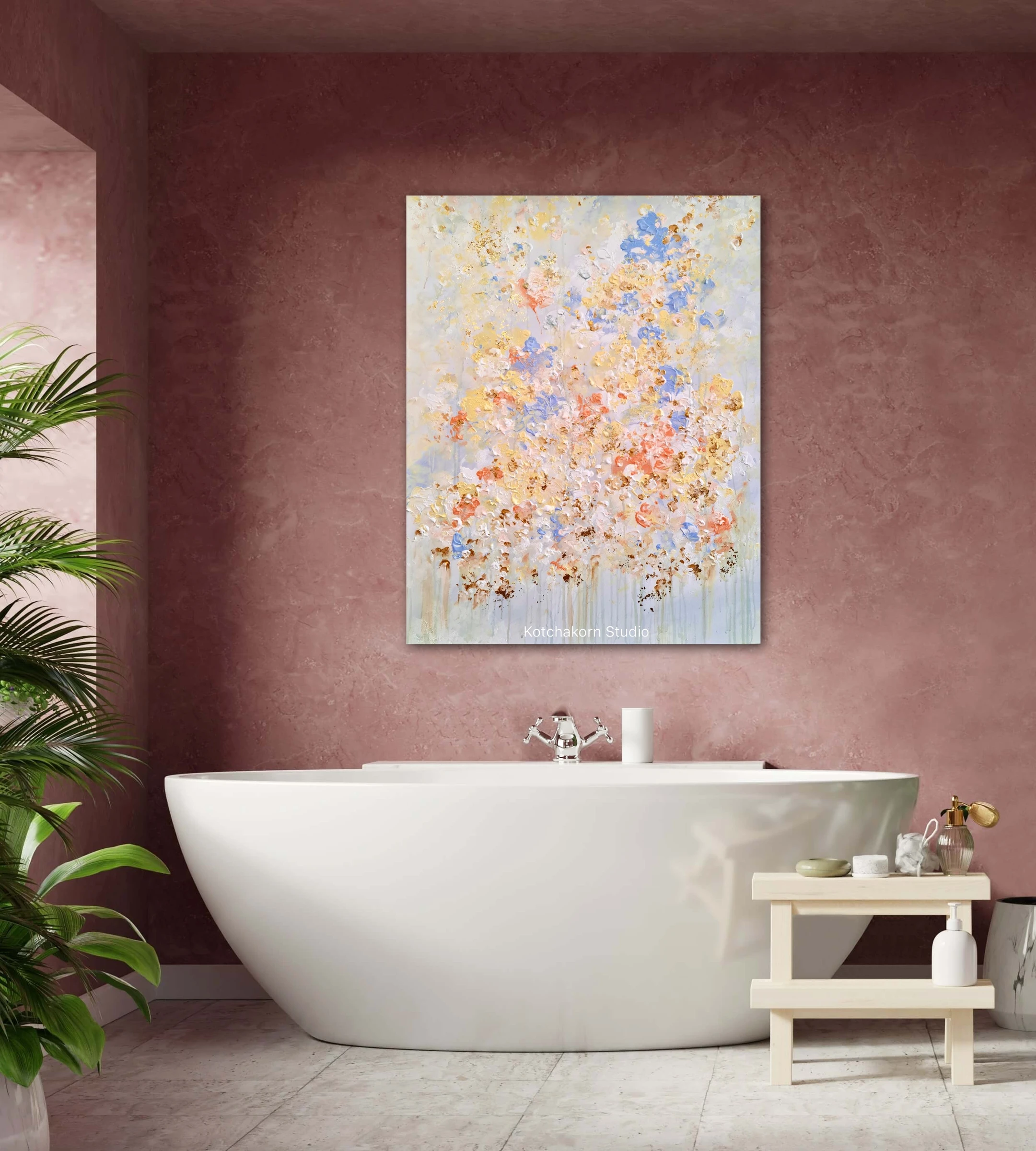 Winter Lotus (100x80cm)