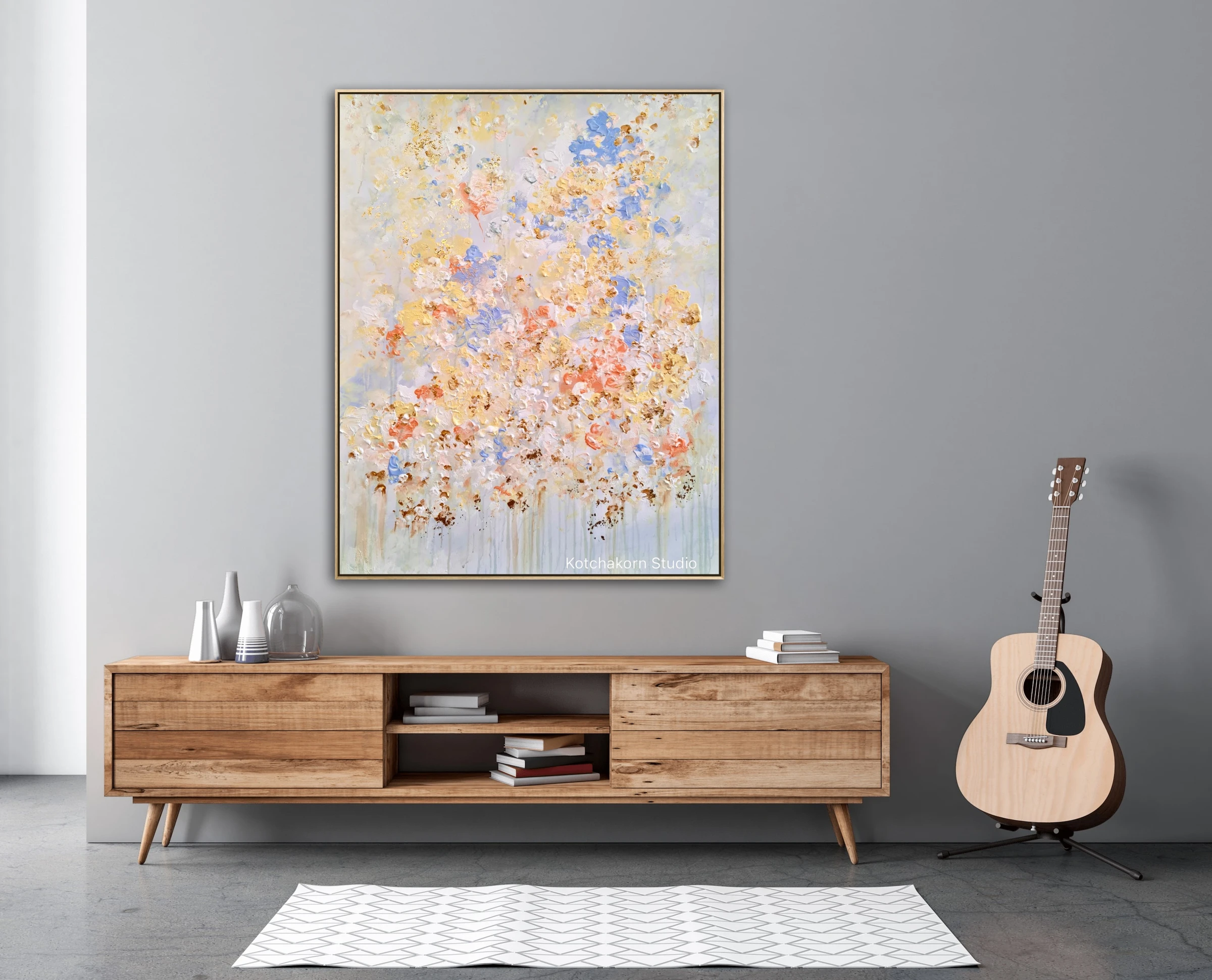Winter Lotus (100x80cm)
