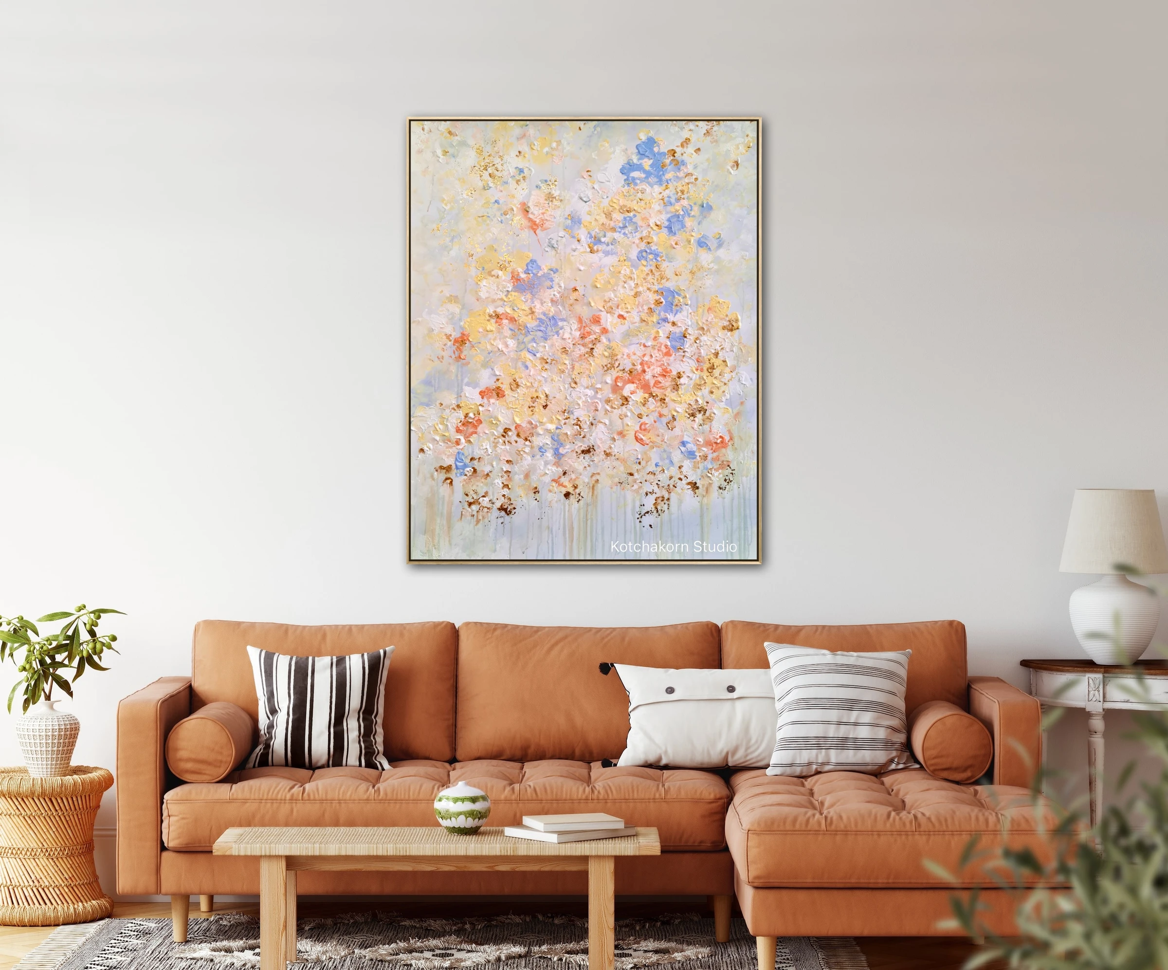 Winter Lotus (100x80cm)
