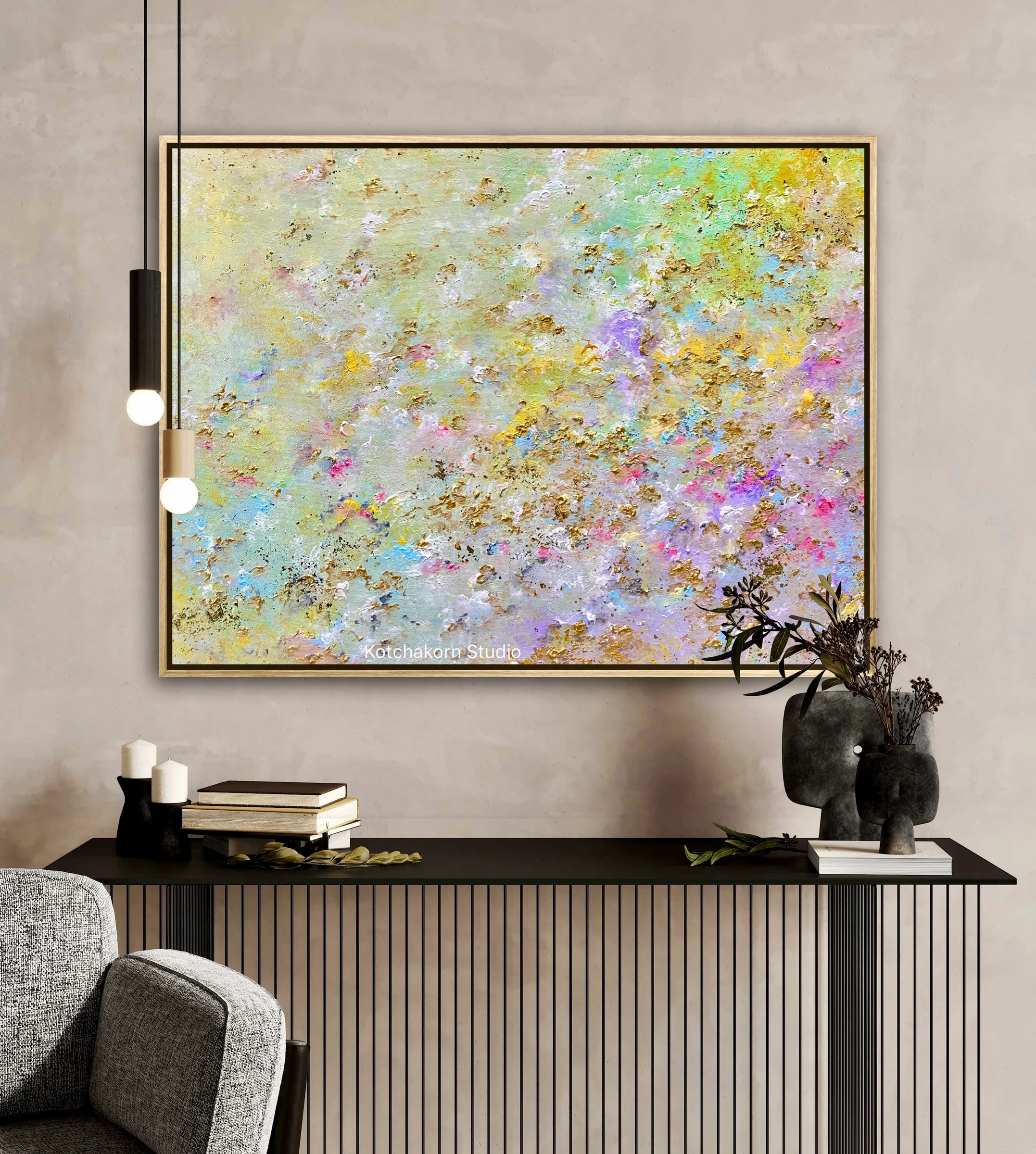 The Floating Lotus (80x60cm)