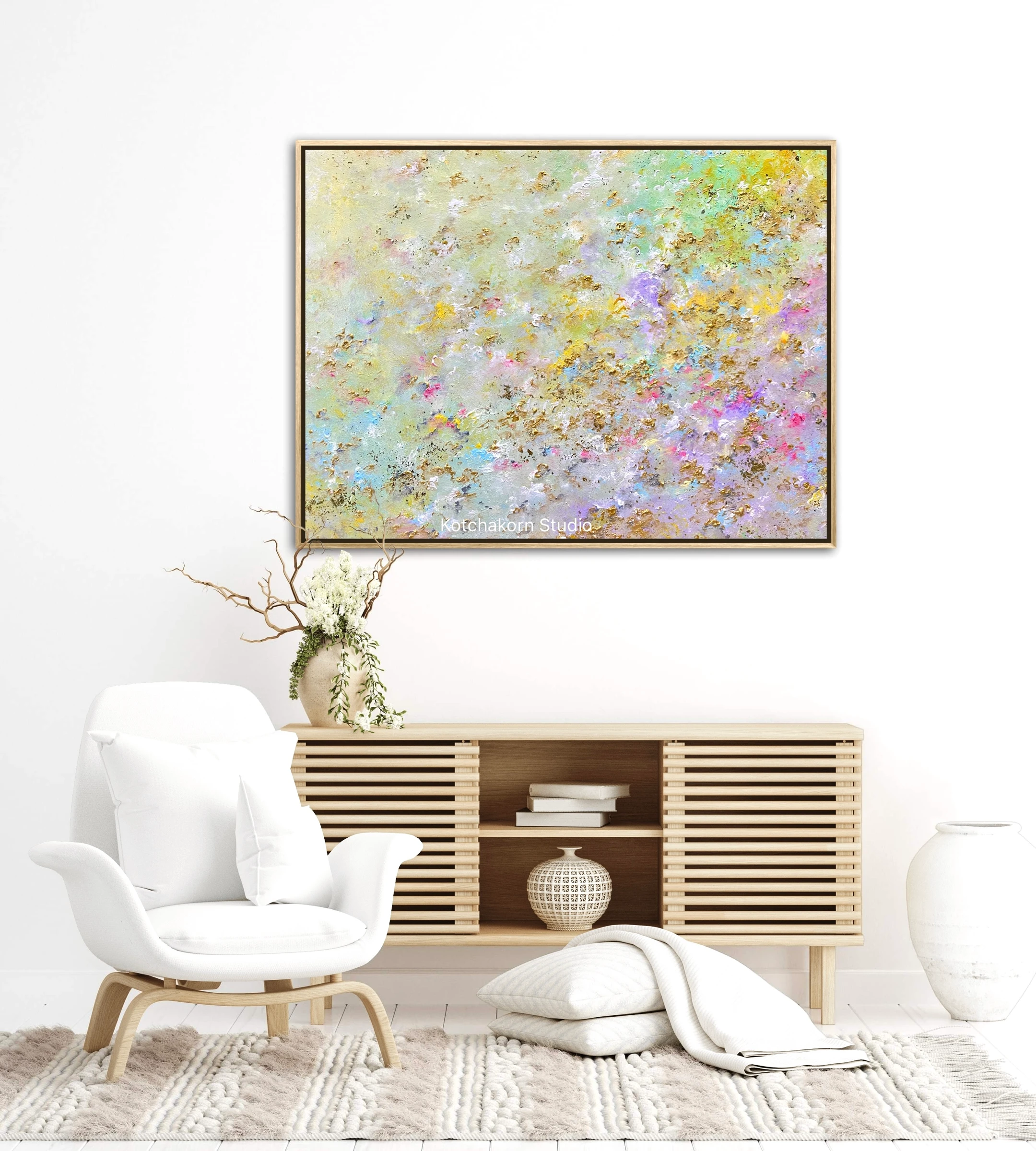 The Floating Lotus (80x60cm)