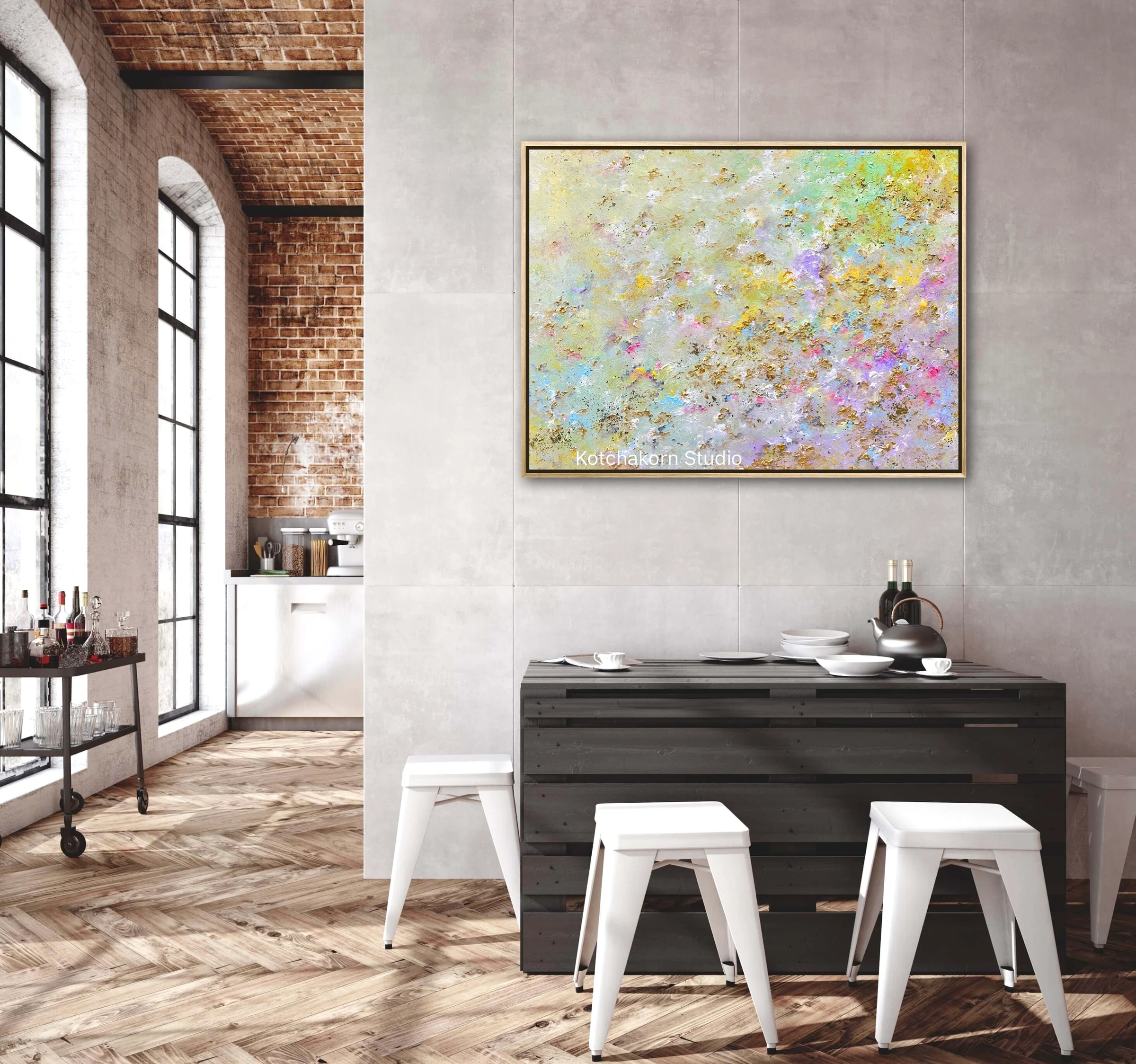 The Floating Lotus (80x60cm)