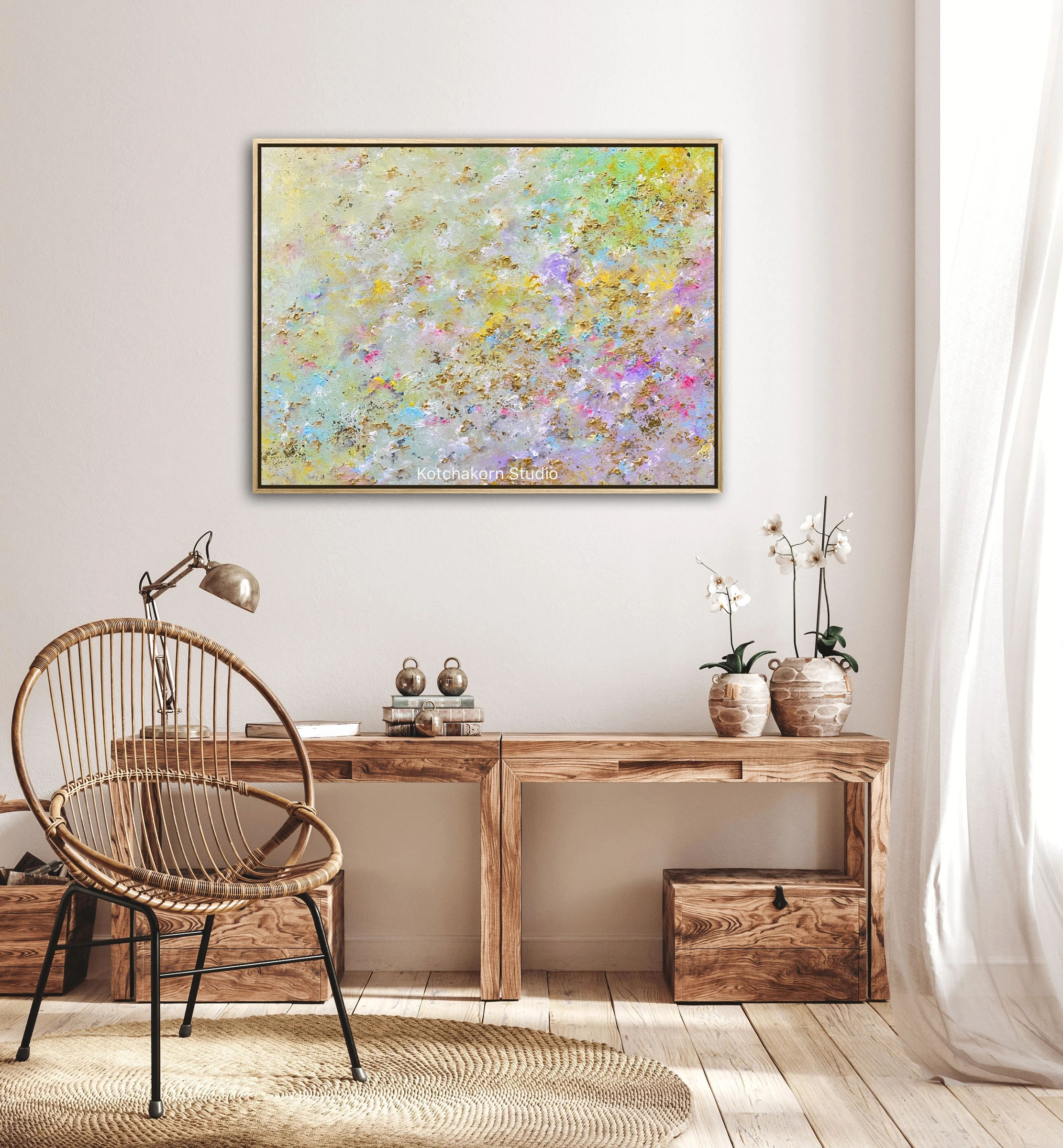 The Floating Lotus (80x60cm)