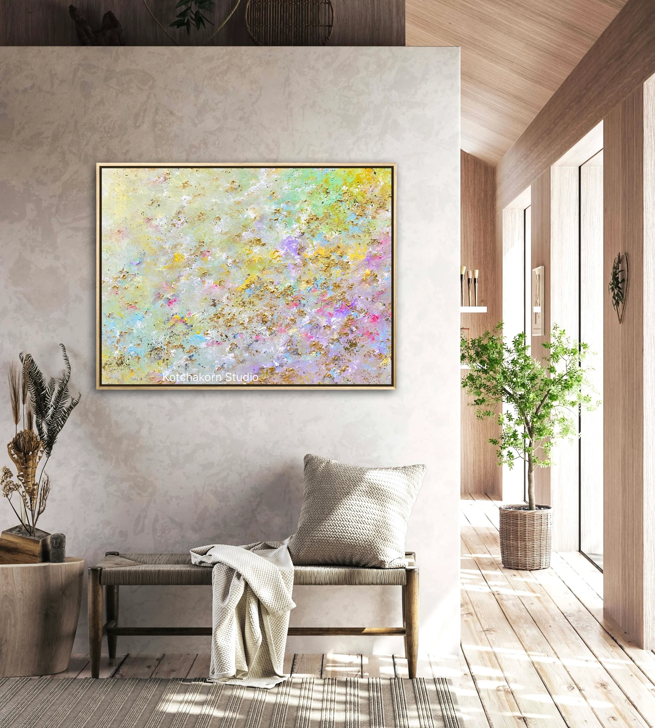 The Floating Lotus (80x60cm)