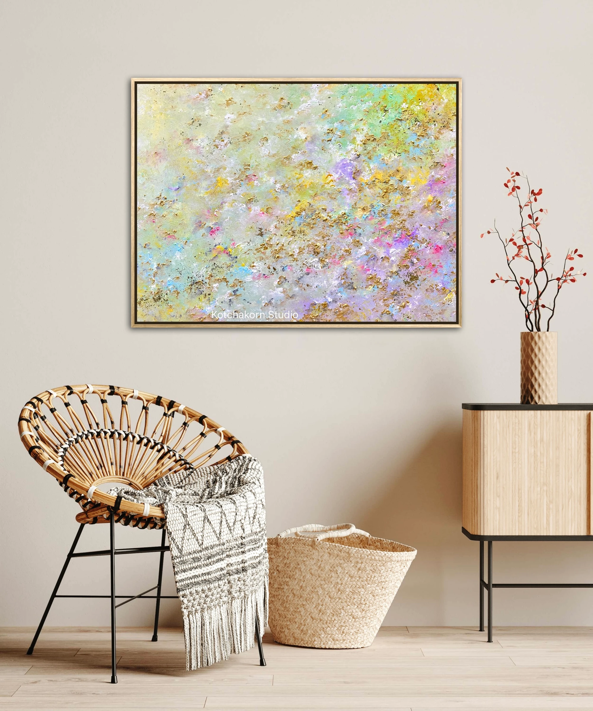 The Floating Lotus (80x60cm)
