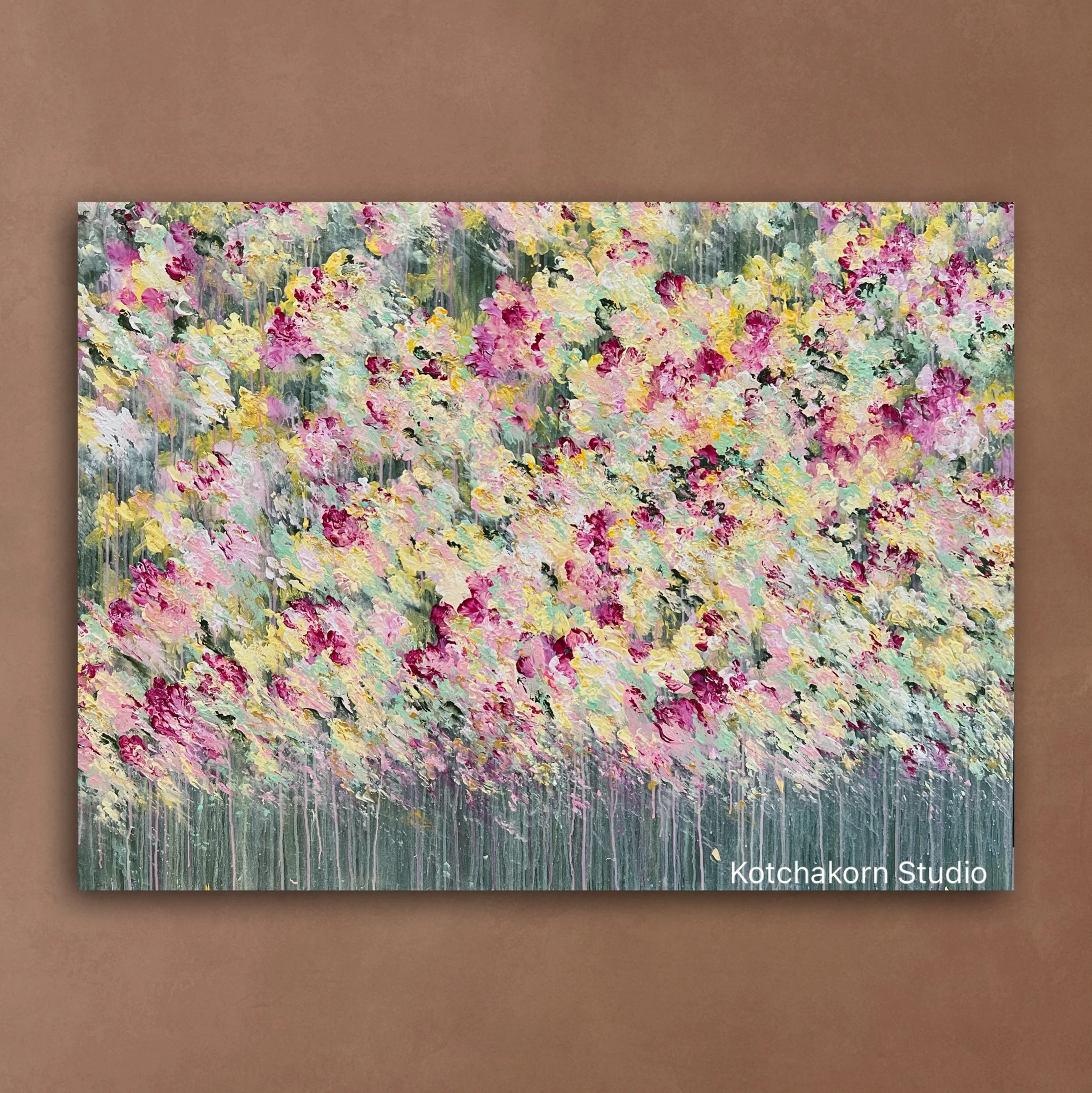 Magical Garden of Lotus (135x100cm)