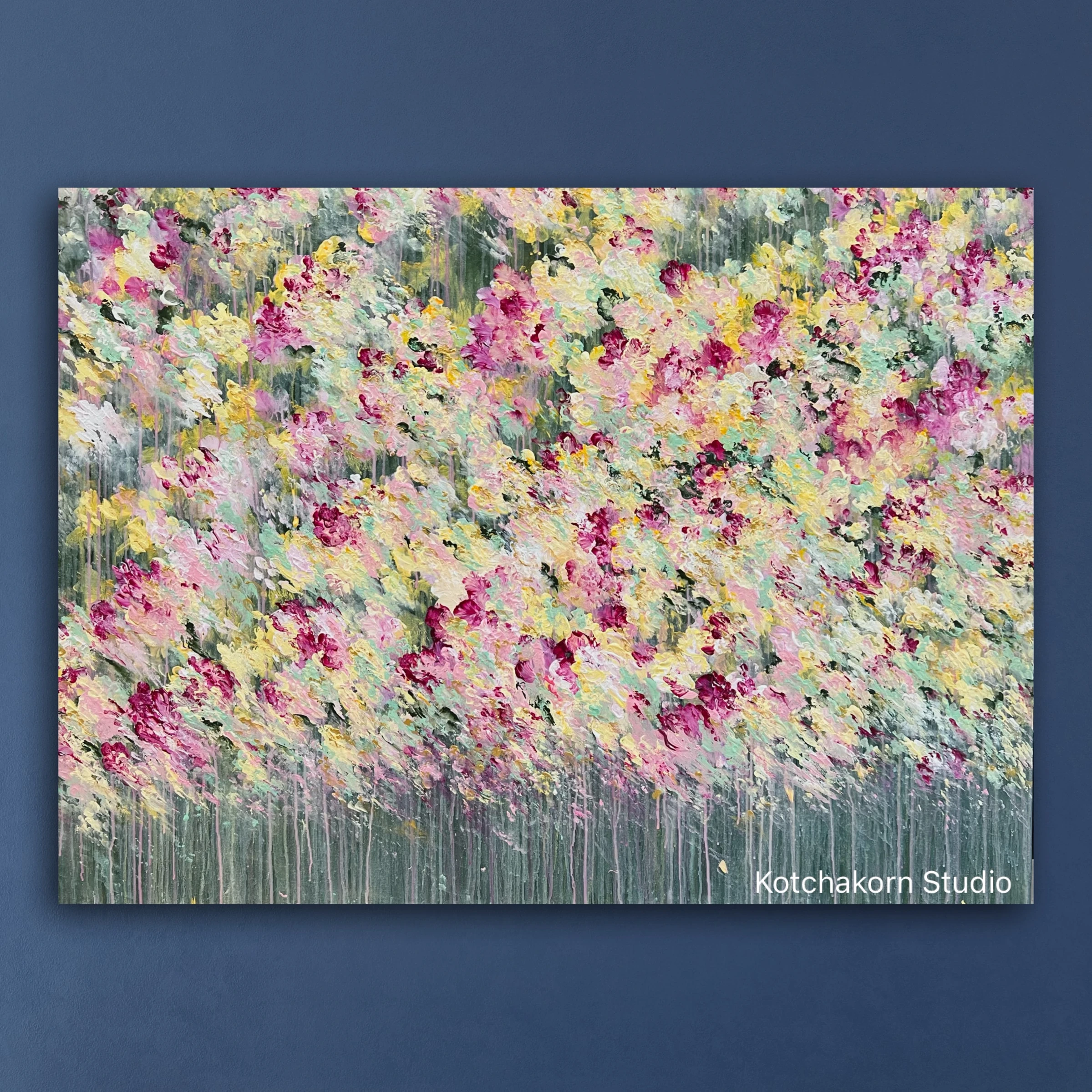 Magical Garden of Lotus (135x100cm)
