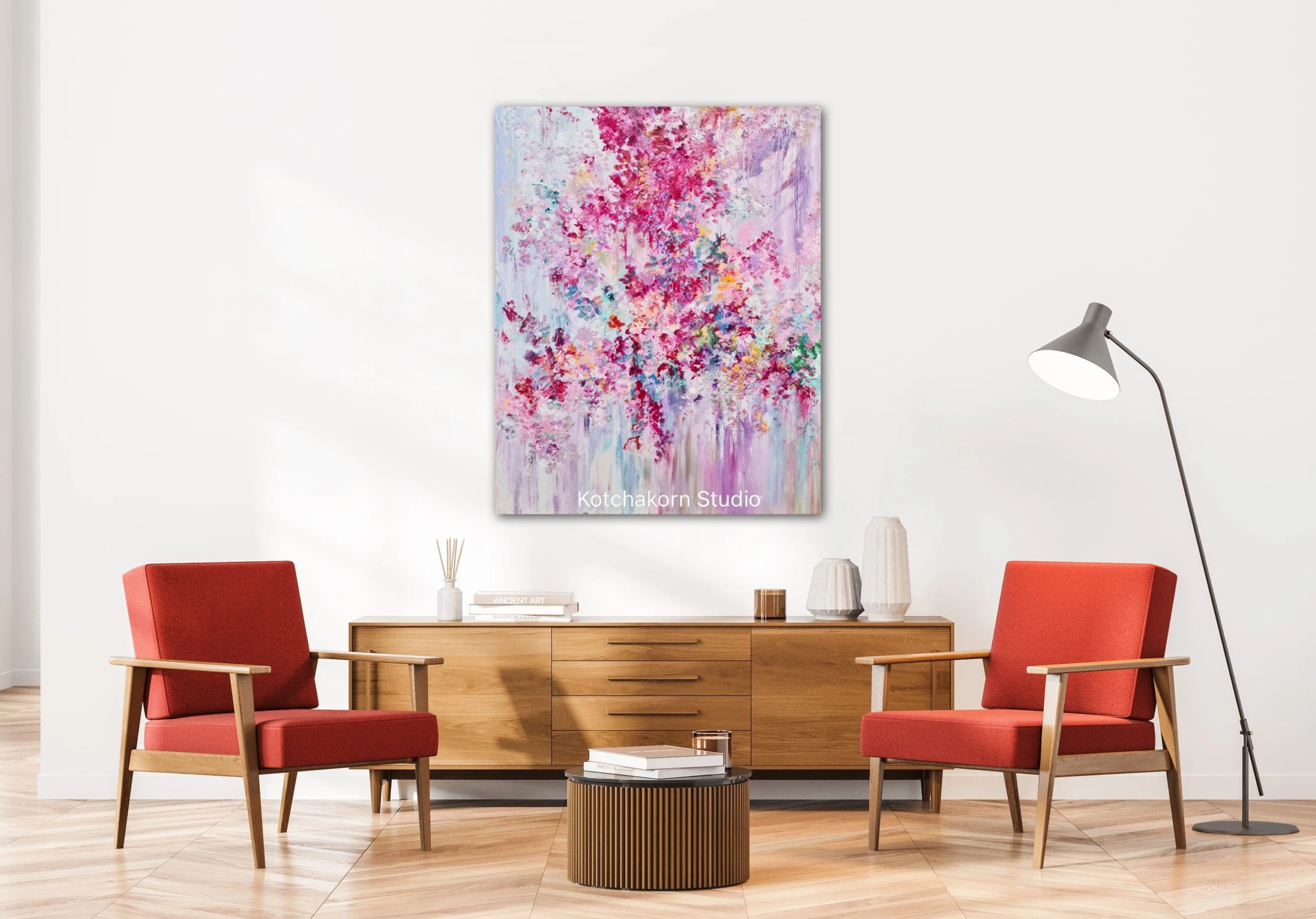 Burst of Peonies (100x80cm)