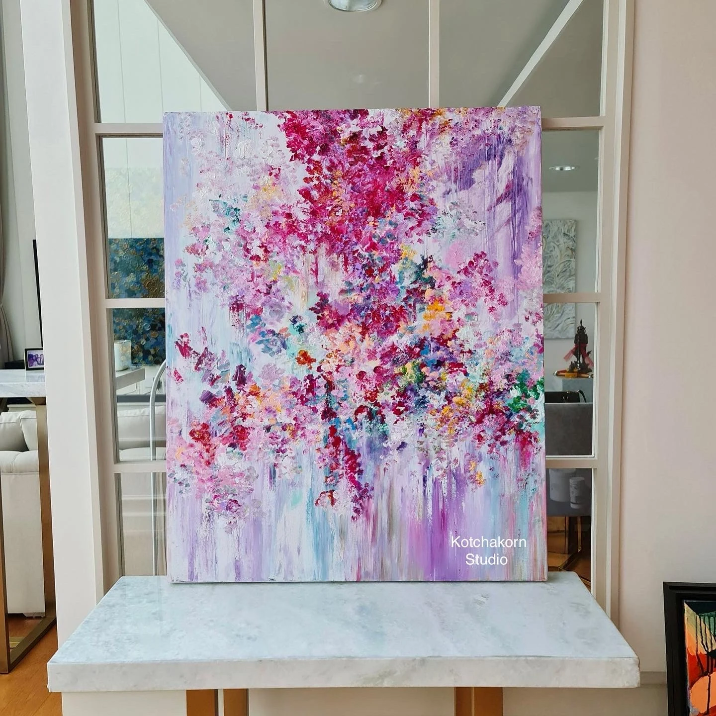 Burst of Peonies (100x80cm)