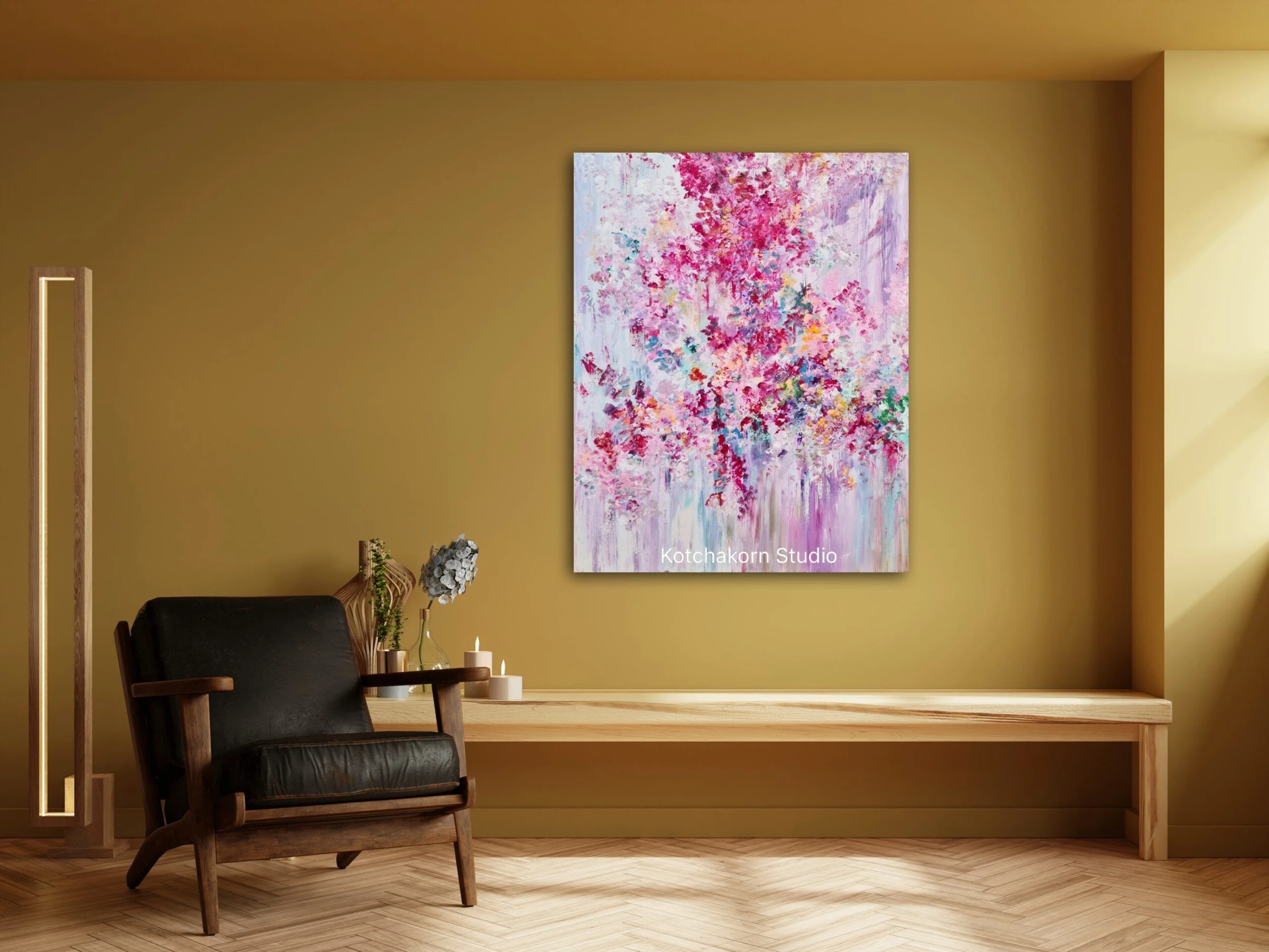 Burst of Peonies (100x80cm)