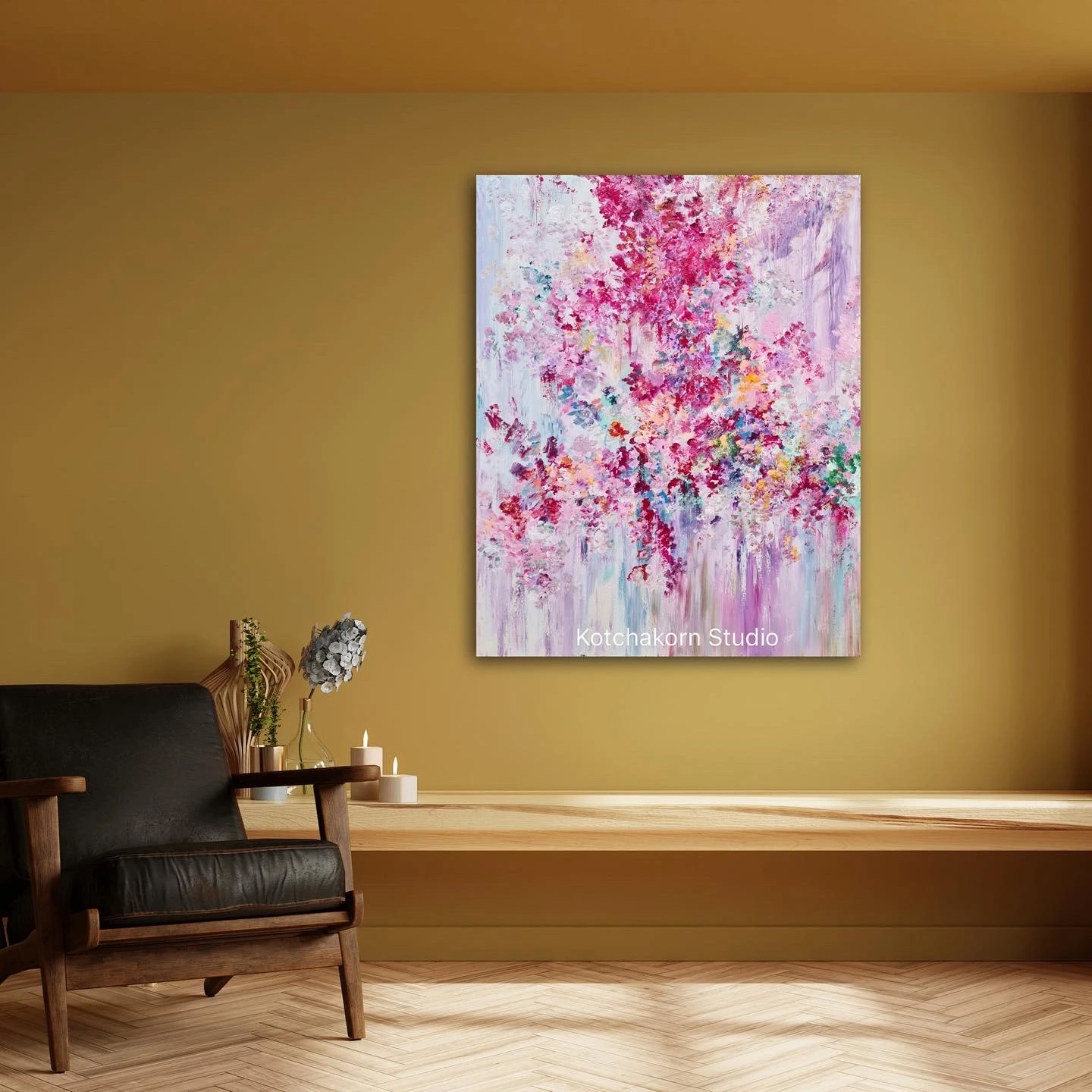 Burst of Peonies (100x80cm)